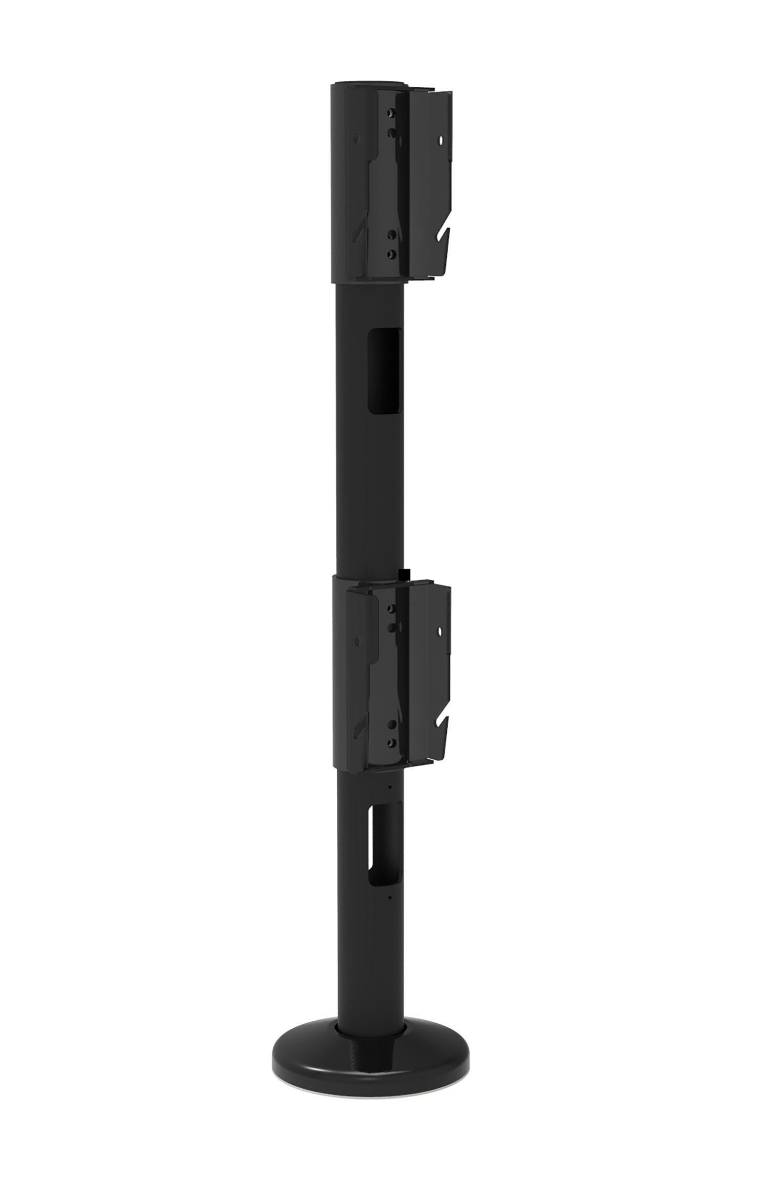 Peerless-AV B-MIS38426 1X2 Bolt Down Desktop Stand Elektrisches Gerät, Mikrophon