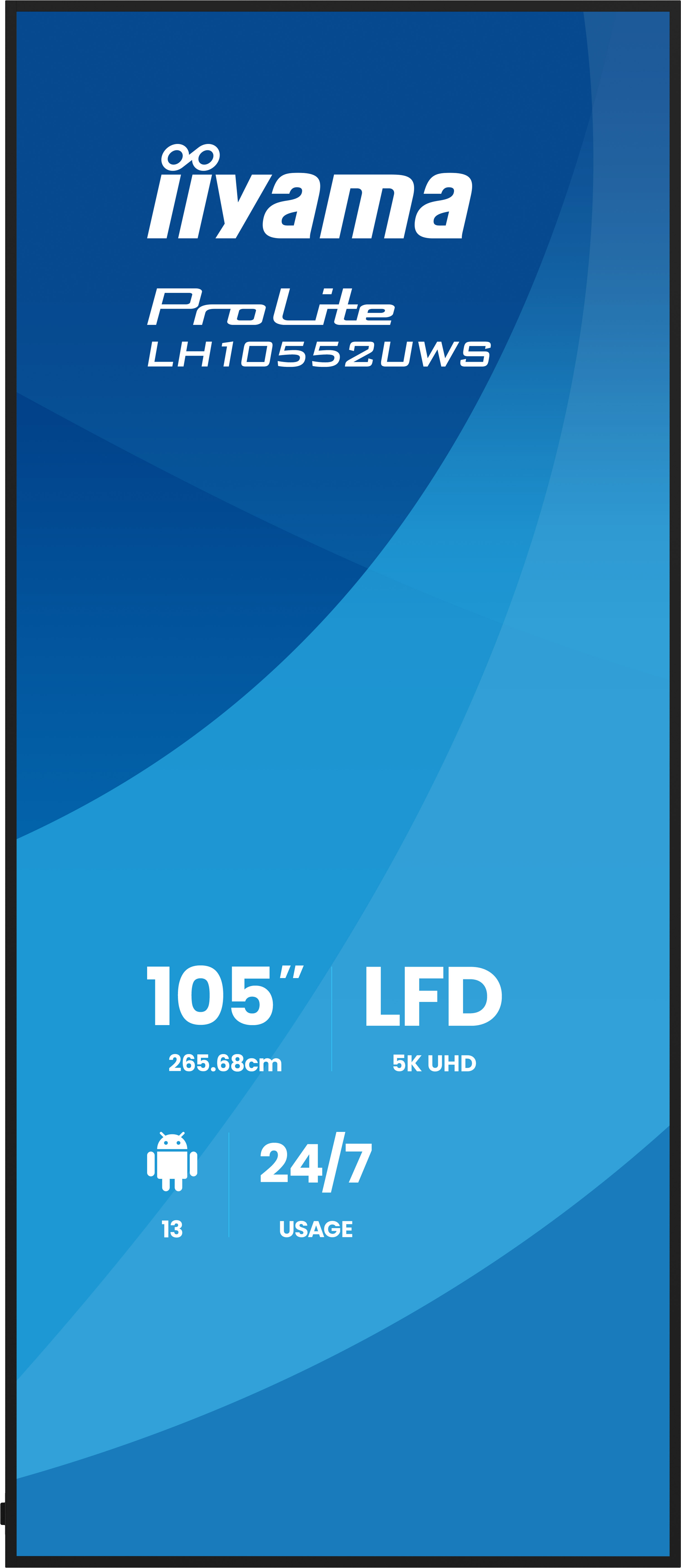55", LED, UHD, 5K, Android