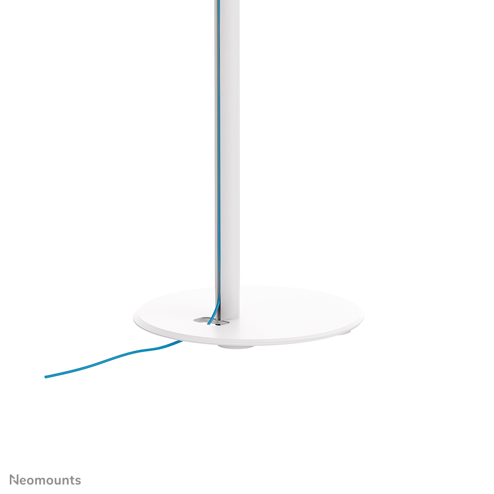 Tischlampe, Glasfaserkabel, weißer Sockel, Standleuchte, Kabelführung