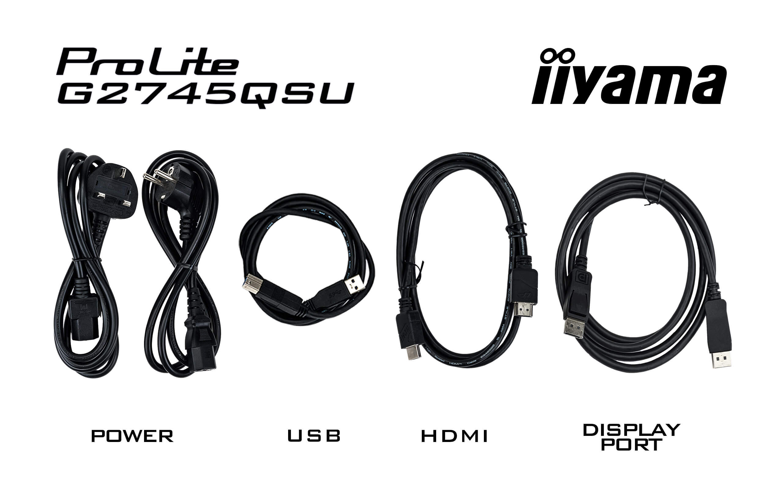 IIYAMA Monitor G2745QSU-B2 Adapter, Elektronik, Kopfhörer