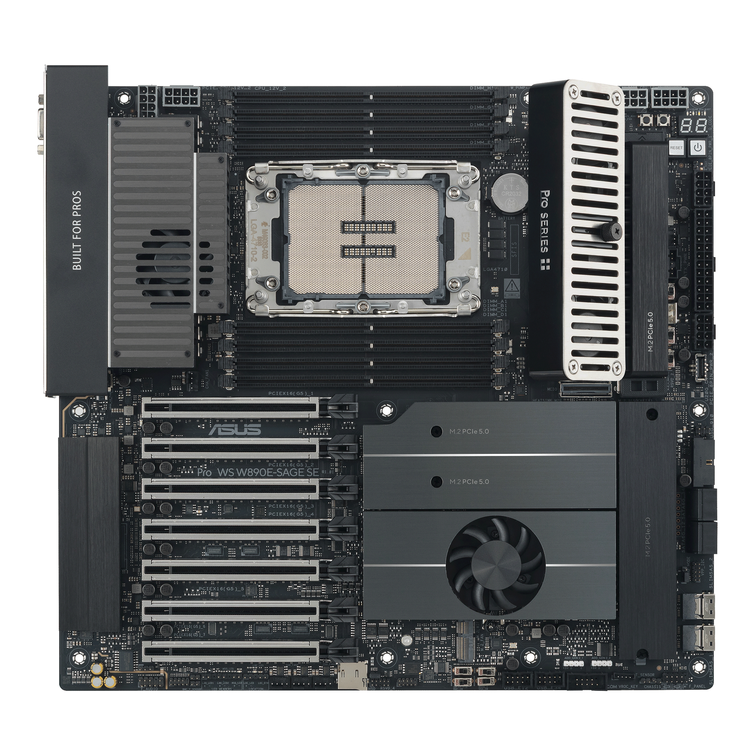 MB ASUS Workstation LGA4710-2 Pro WS W890E-SAGE SE  2x 10GB W890 Chipsatz | 1 x Intel Xeon W3400/2400 (SSI/EEB) ( 7 x PCIe 5.0 slot(s))