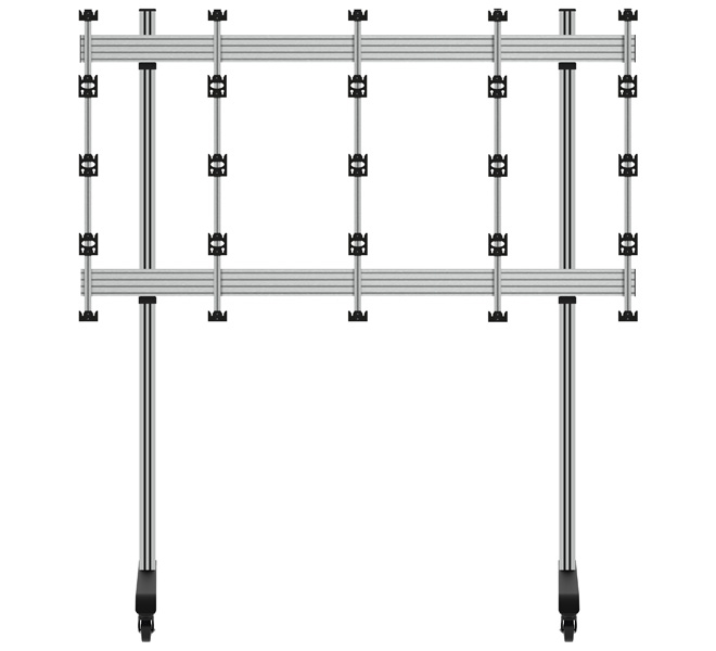 B-TECH SYSTEM X - Mobile Stand for INFiLED WP Series 4x4 DVLED Videowalls BT93INFWP-M-4X4/BS B-TECH SYSTEM X - Mobile Stand for INFiLED WP Series 4x4 DVLED Videowalls BT93INFWP-M-4X4/BS