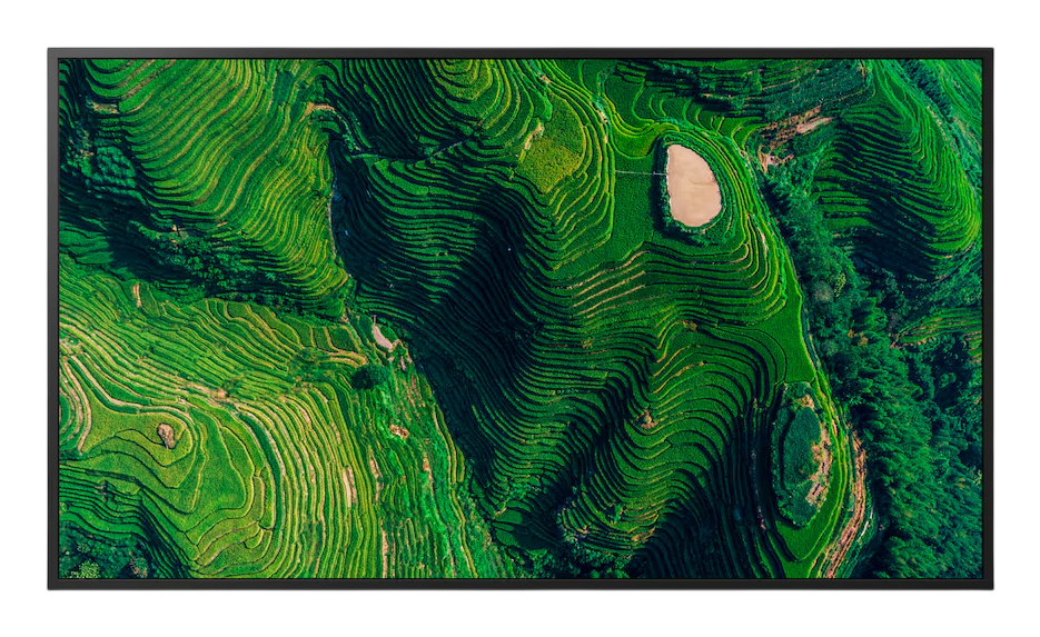Reisfelder, Terrassenfelder, Grün, Terrassierung, Landschaft