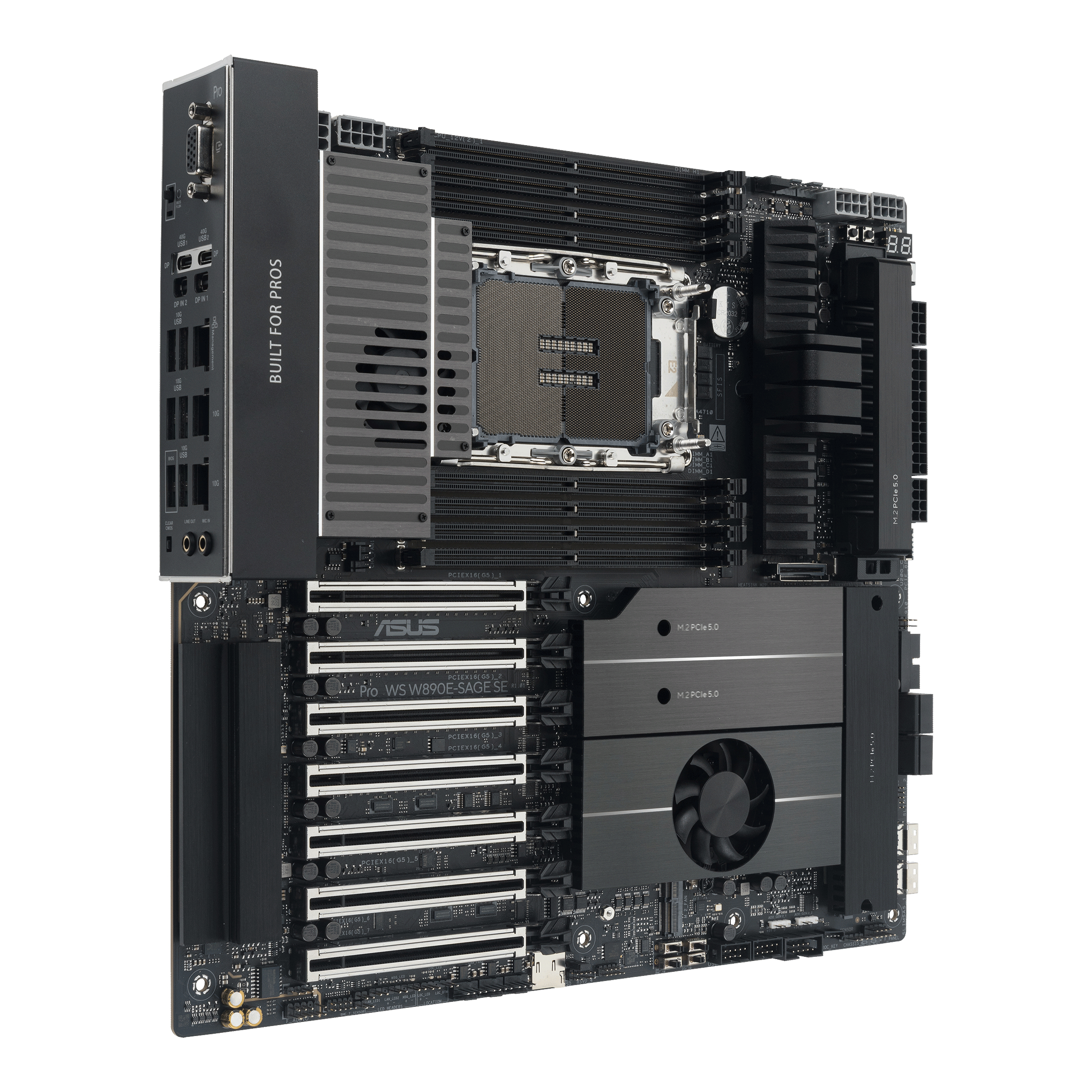 server, Motherboard, PCIe, GPU cooler, RAM-Steckplätze