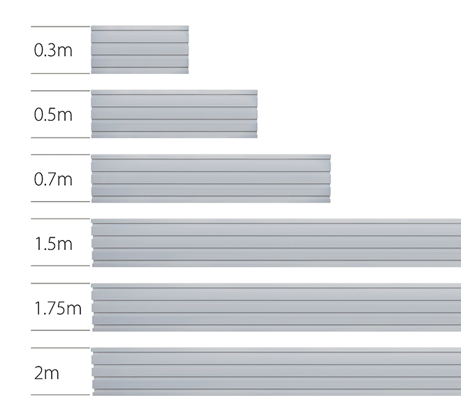 B-TECH SystemX Horizonzal Leiste 1,00m BT8390-100/B black B-TECH SystemX Horizonzal Leiste 1,00m BT8390-100/B black