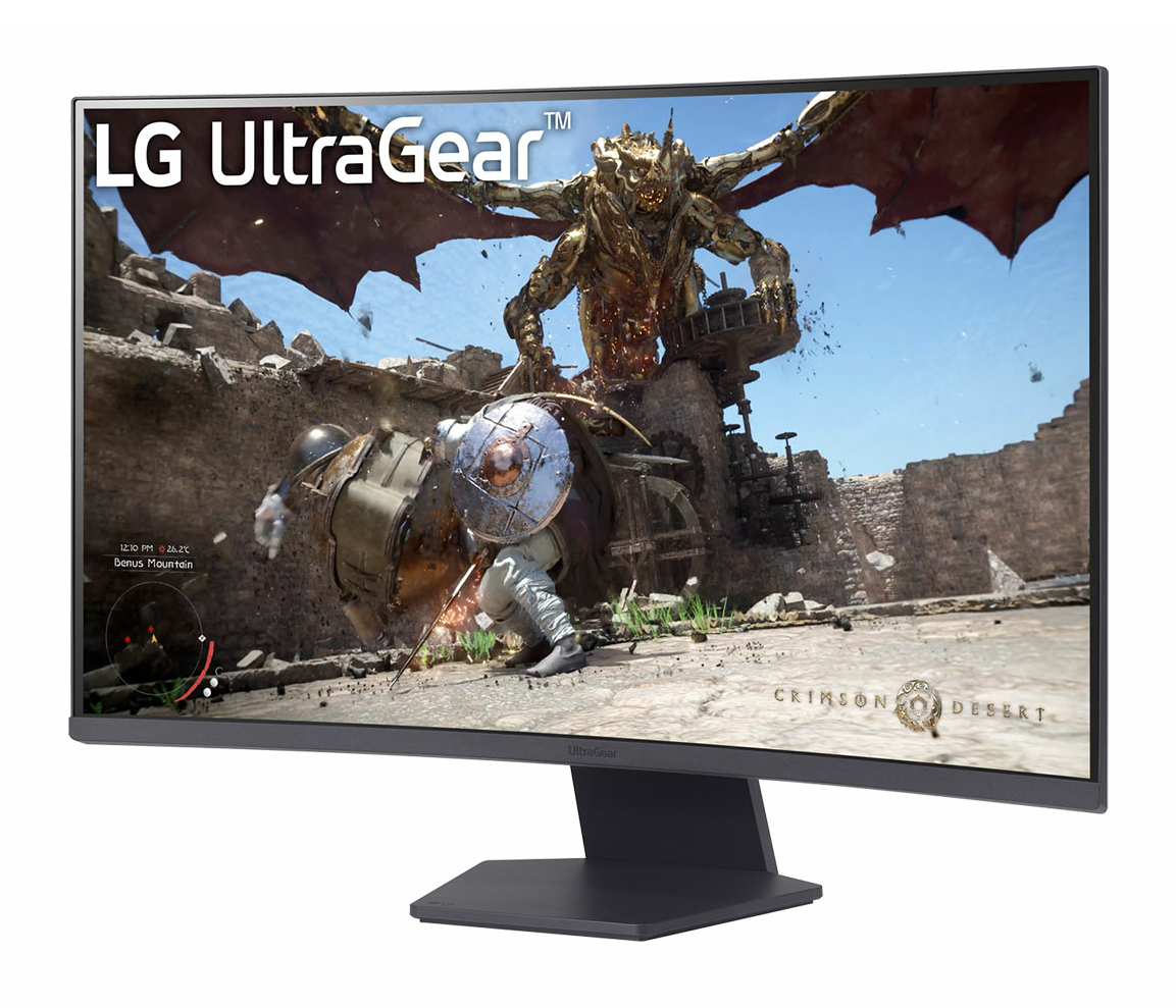 LG Monitor  32" 32GS60QX-B UltraGear WQHD Curved HDMI DP 2560x1440