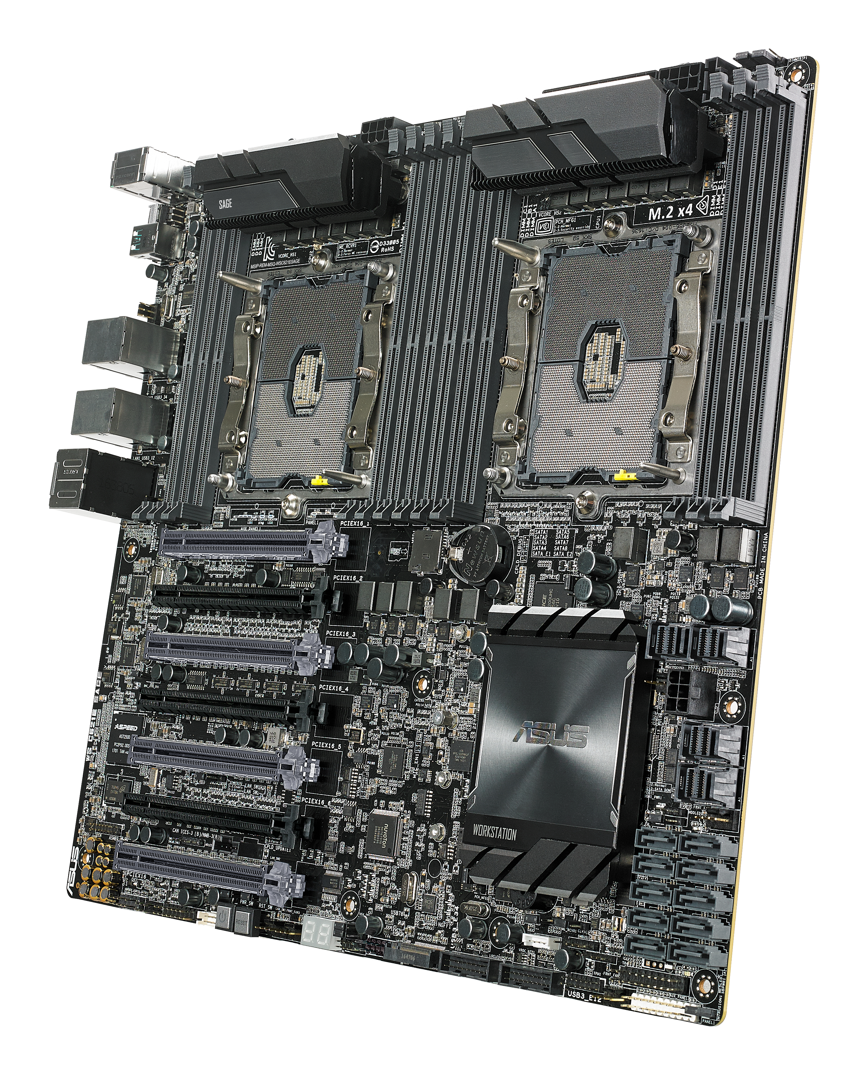 MB ASUS Workstation LGA3647 WS C621E SAGE C621 Chipsatz | 2 x Intel Xeon Scalable MB ASUS Workstation LGA3647 WS C621E SAGE C621 Chipsatz | 2 x Intel Xeon Scalable