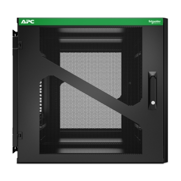 APC NetShelter 12U Wallmount Rack Enclosure Cabinet Side Mount UPS Depth