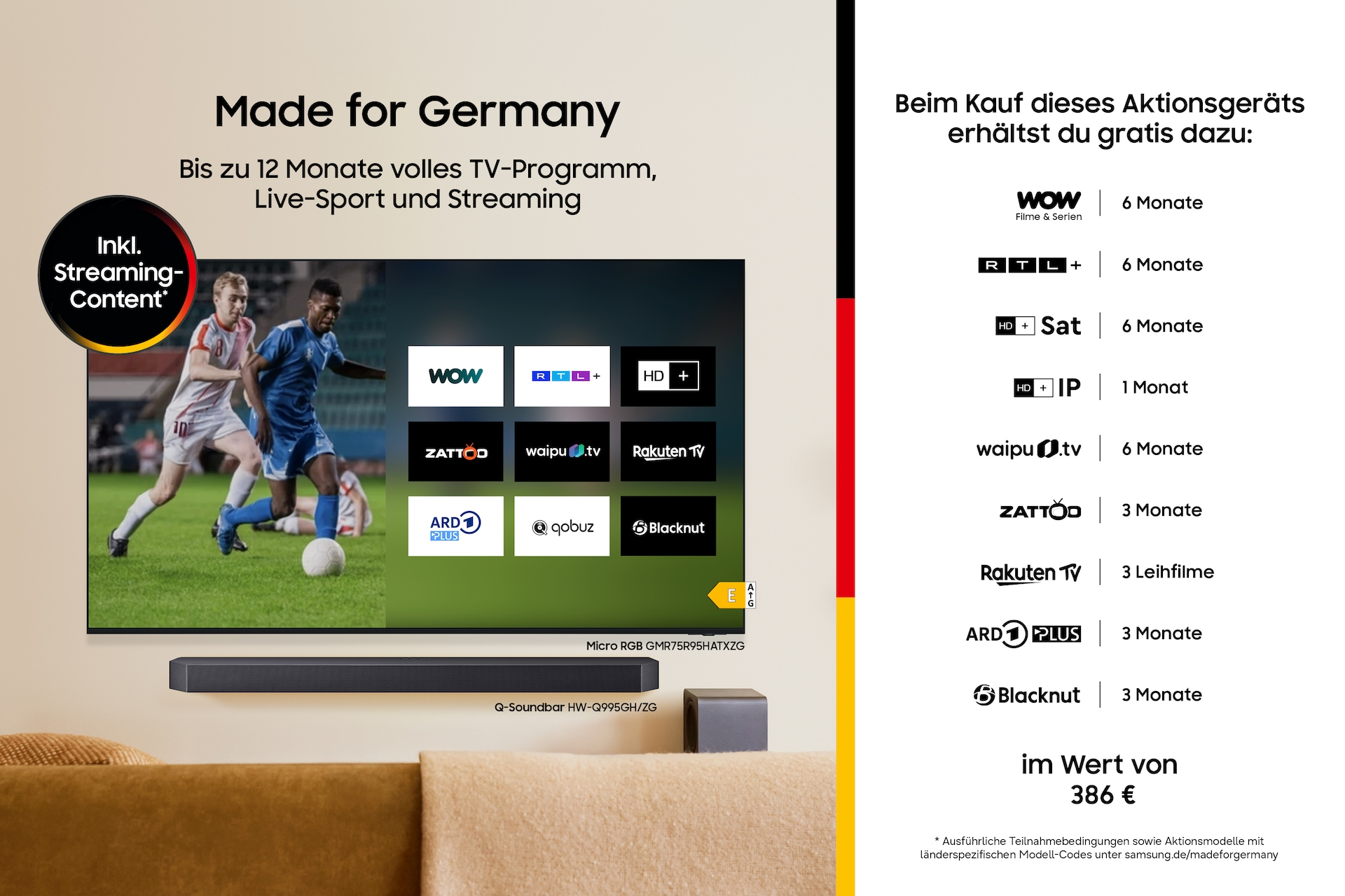 Fernseher, Smart-TV, Bildschirm, Display, Streaming-Inhalte