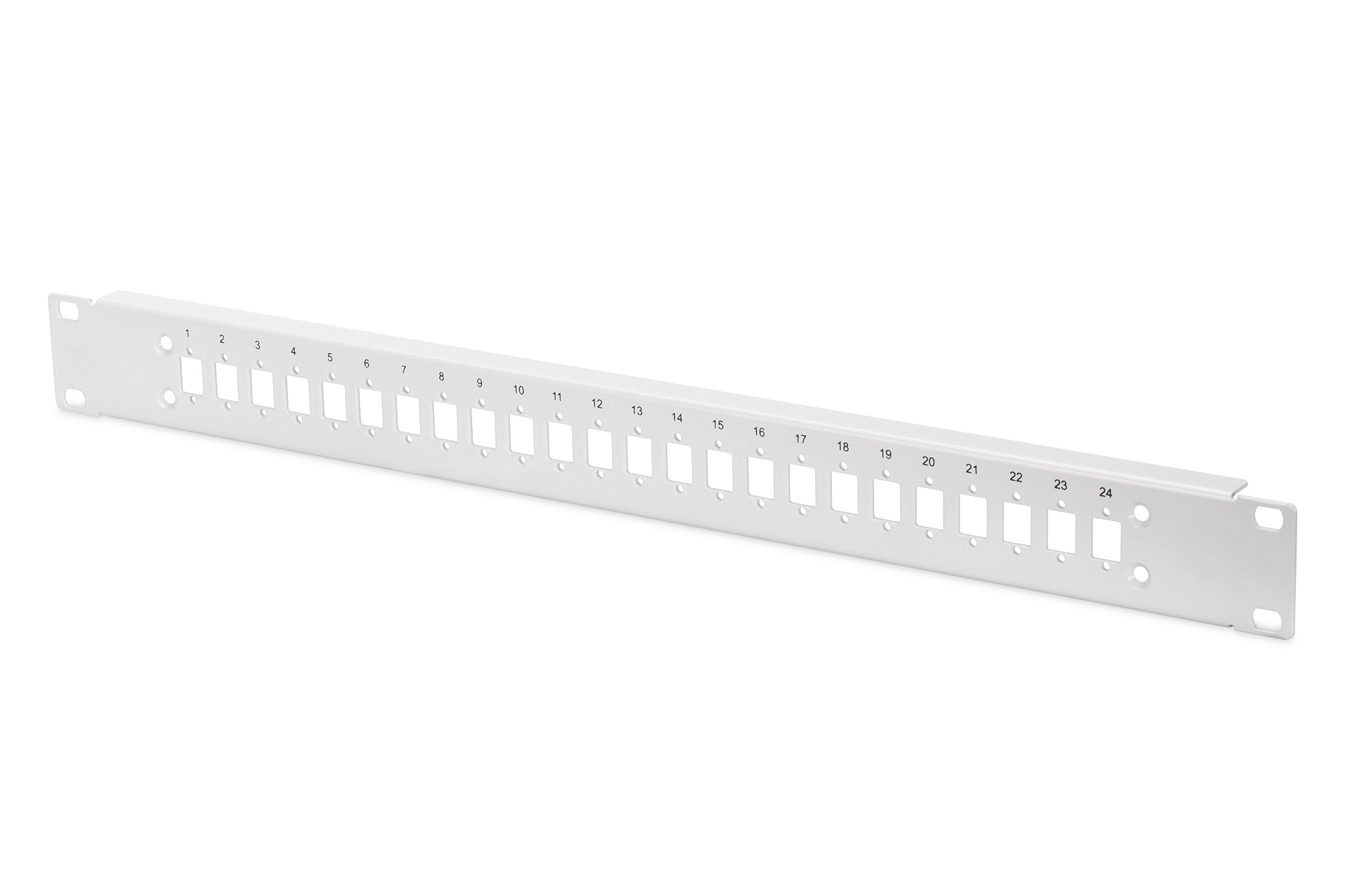 DIGITUS DN-96207-AL Stahl Frontplatte für 24 LC/DX Kupplungen