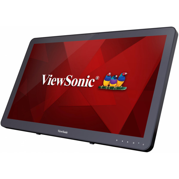 Monitor, Touchscreen, ViewSonic, LED-Display, Roter Hintergrund