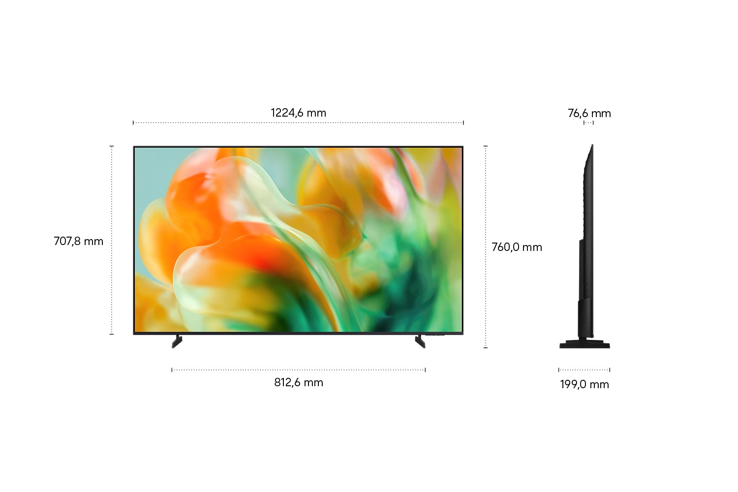 LED-TV, Fernseher, 4K, Flachbild, Bildschirm