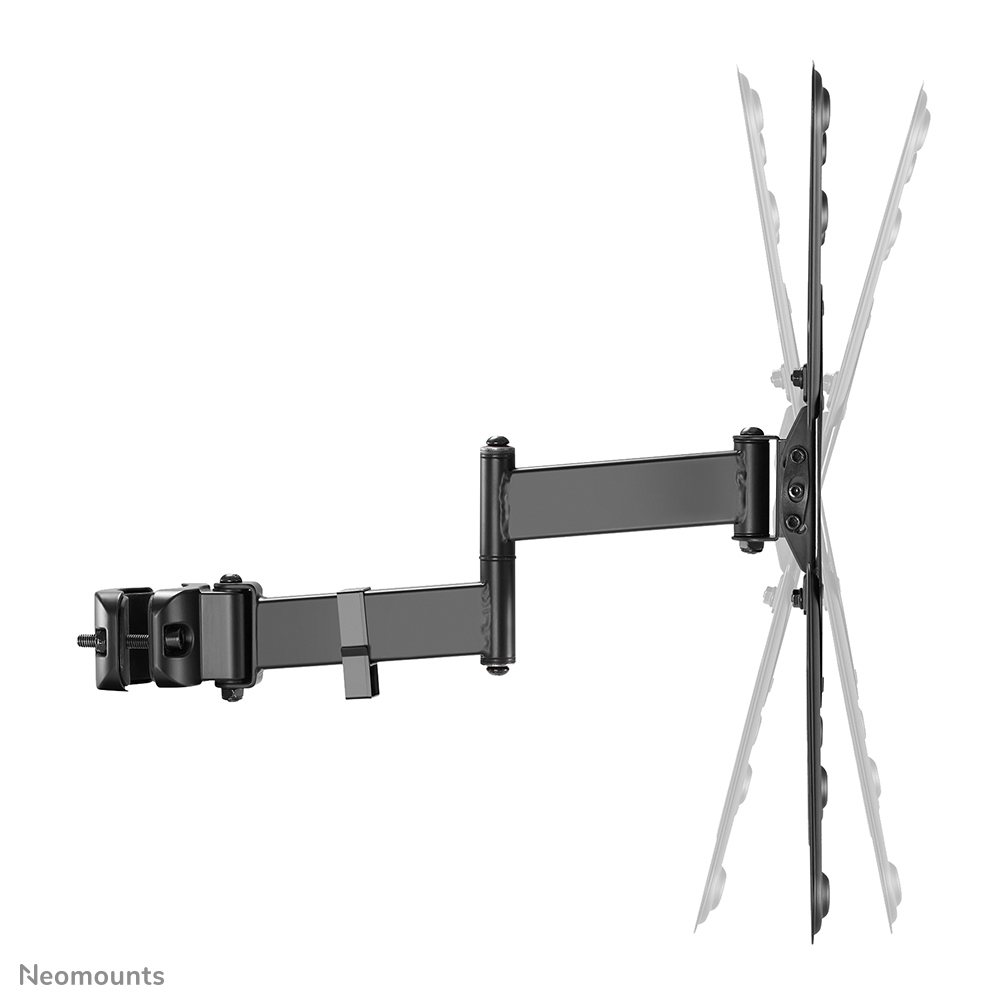 Neomounts TV Stangenhalterung - 81,3 cm (32 Zoll) - 139,7 cm (55 Zoll) - 75 x 75 mm - 400 x 400 mm - 15 - 10 Grad  - Schwarz