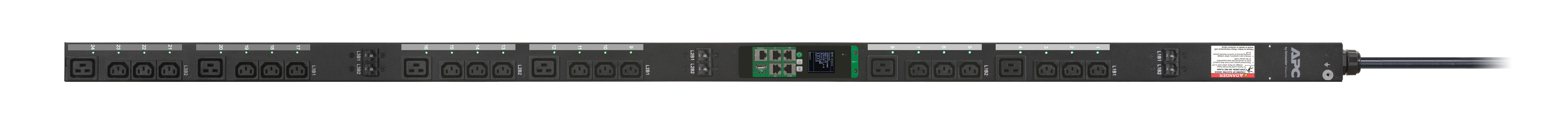 APC EPDU1232SMBO - EasyPDU, Metered-by-Outlet mit Switching, ZeroU, 22kW, 230V, (18) C13 & (6) C19 APC EPDU1232SMBO - EasyPDU, Metered-by-Outlet mit Switching, ZeroU, 22kW, 230V, (18) C13 & (6) C19