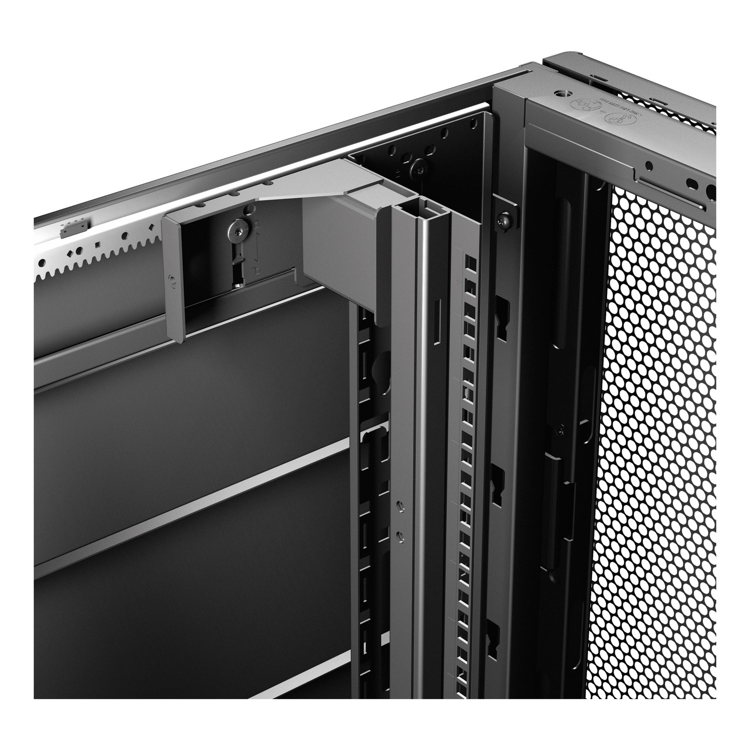 server rack, schrank, rack rail, montagearm, netzpanel