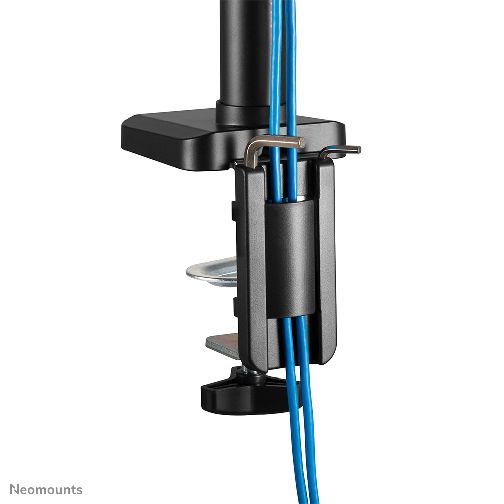 Neomounts Monitor-Tischhalterung - Klemme /Bolzen - 7 kg - 43,2 cm (17 Zoll) - 68,6 cm (27 Zoll) - 100 x 100 mm - Schwarz