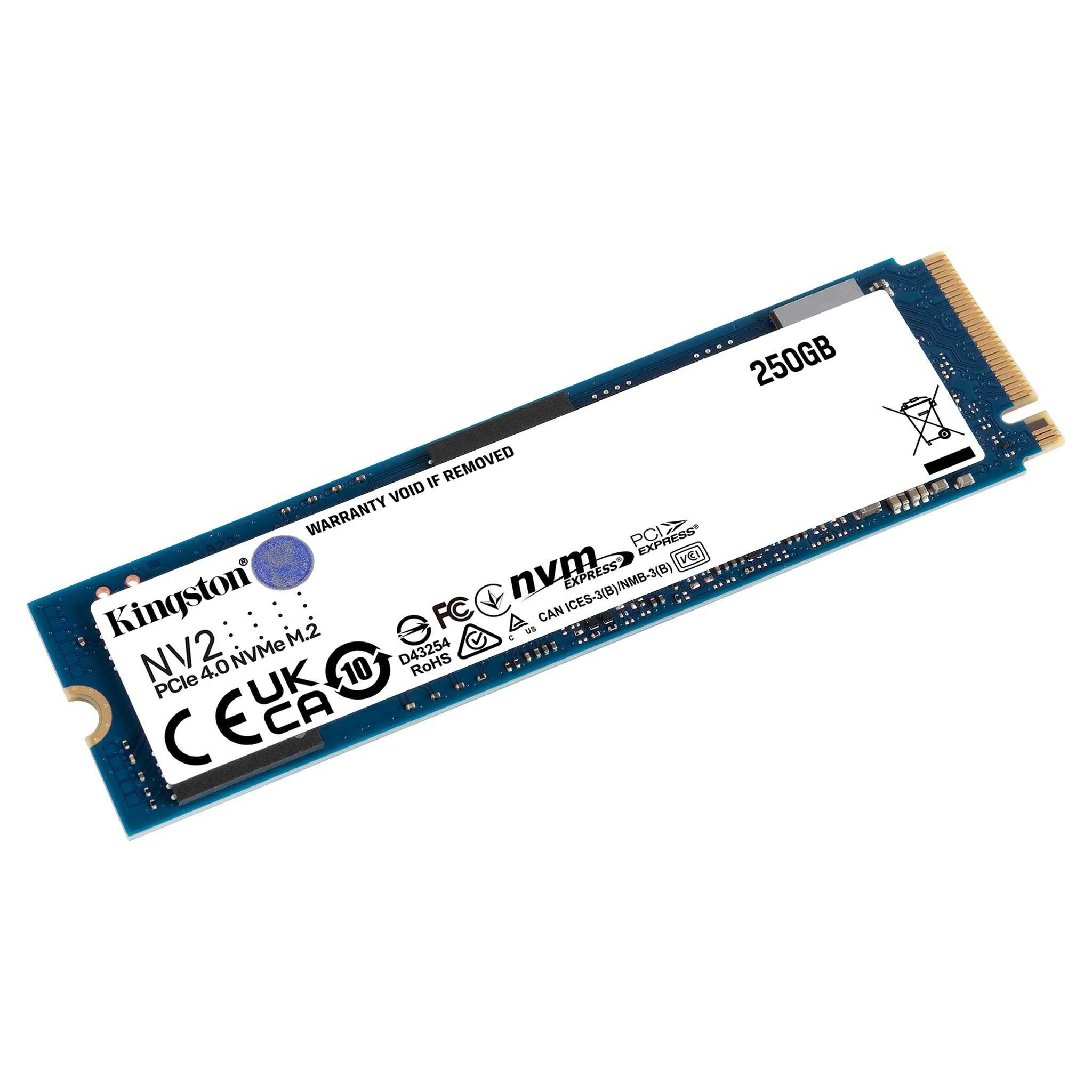 SSD Kingston M.2 2280 NV2  250 GB NVMe PCIe x4 (SNV2S/250G) bulk