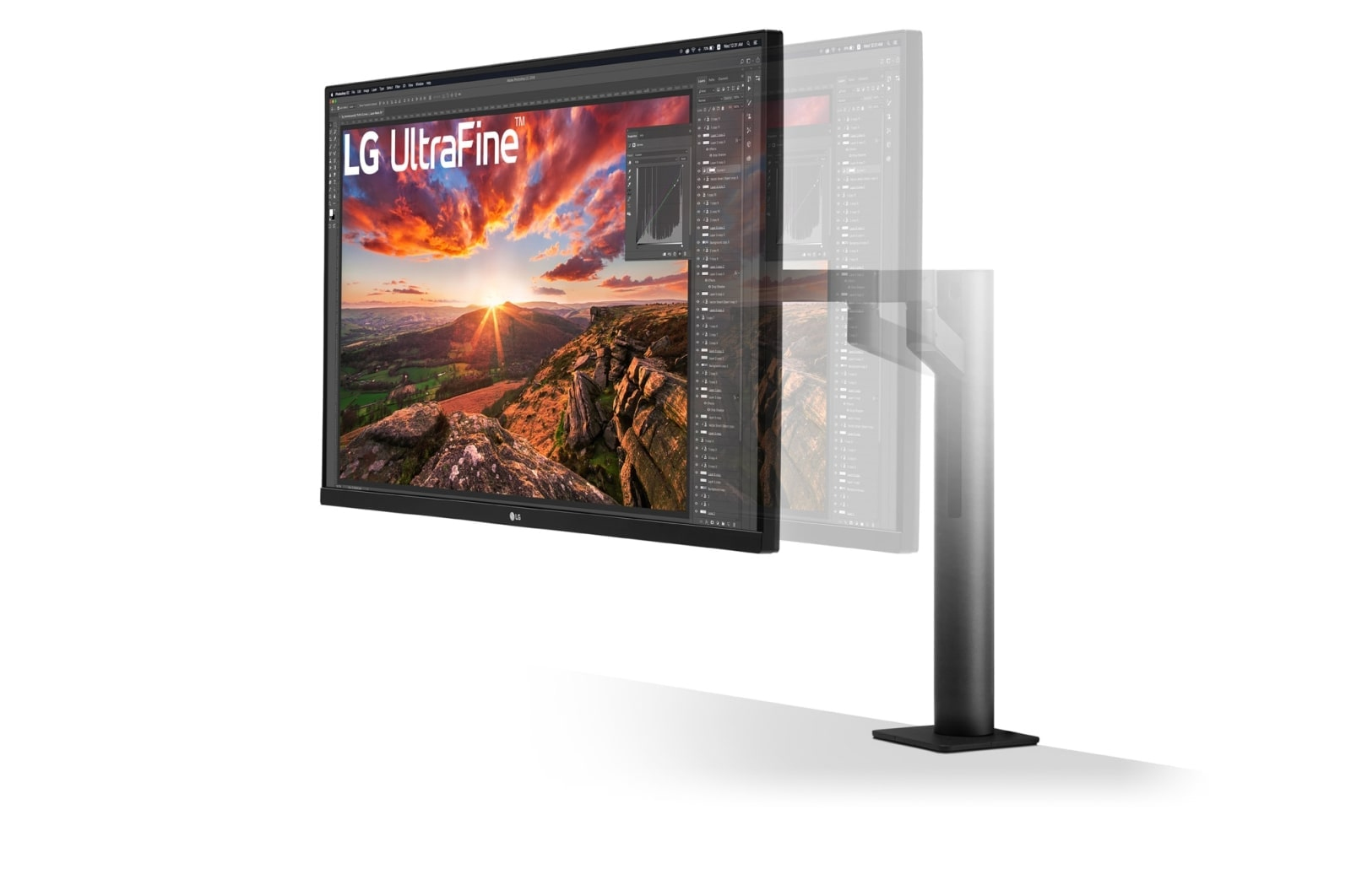 LG Monitor  32" 32UN880P-B UHD 4K Ergo HDMI DP USB IPS 16:9 black