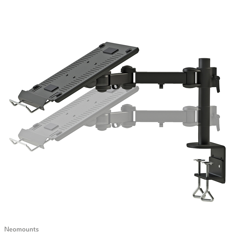 Neomounts Notebook-Tischhalterung - Schwarz - 25,4 cm (10") - 55,9 cm (22") - 10 kg - 0 - 260 mm - 180 Grad 
