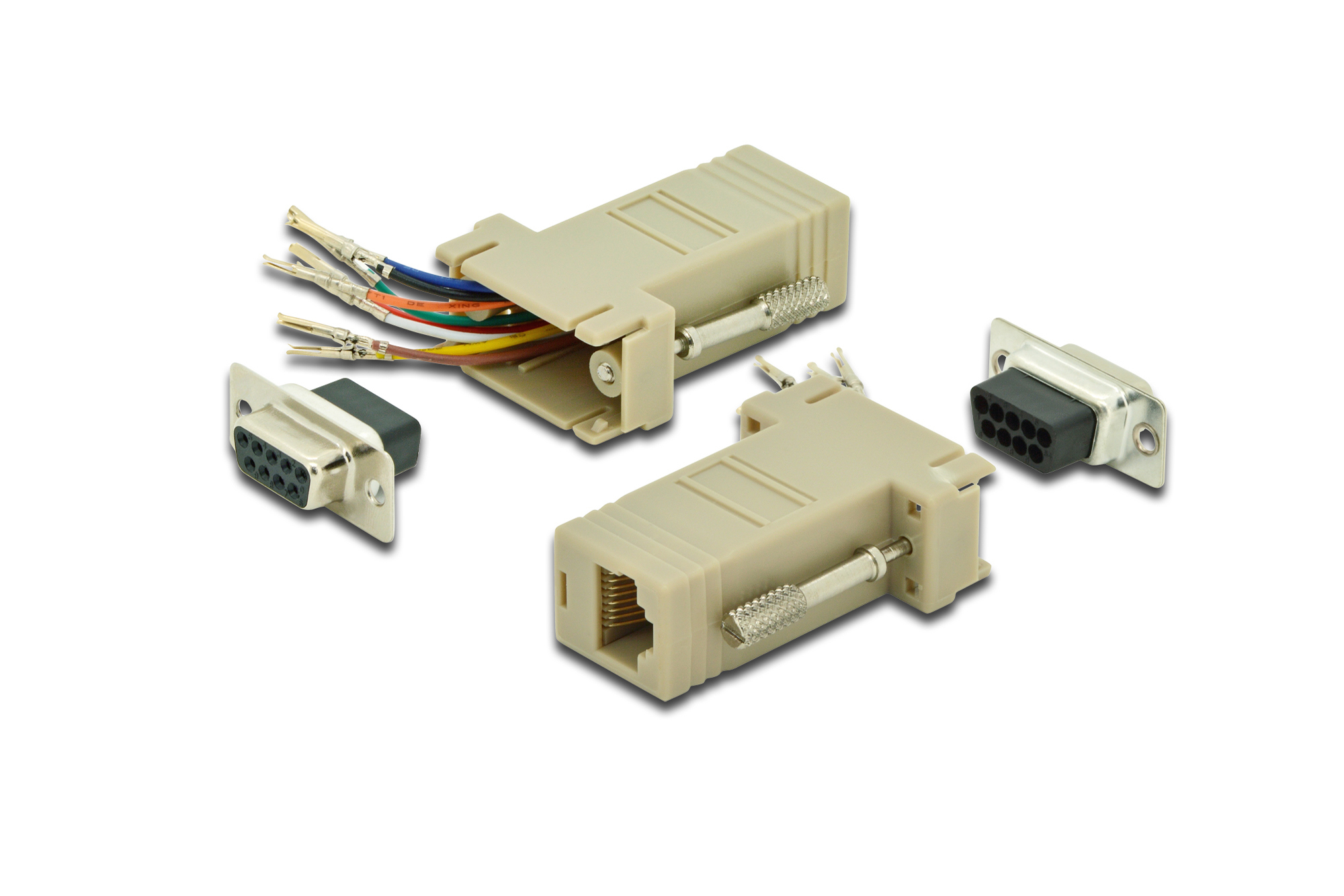 ps/adapter, DB9 connector, male connector, serial adapter, cable harness