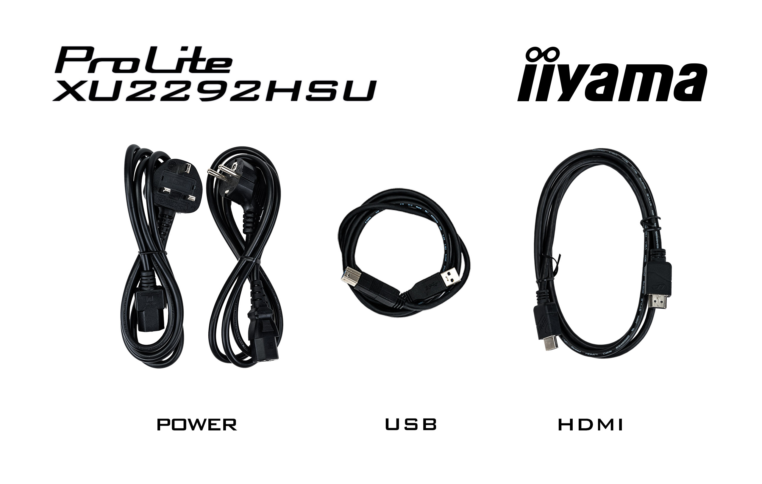 IIYAMA Monitor XU2292HSU-B6 Adapter, Elektronik, Kopfhörer