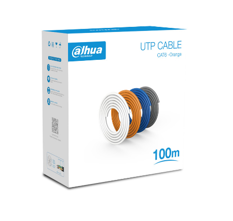 Dahua CCTV 100m UTP CAT6 Cable, DH-PFM922I-6UN-C-100 Dahua CCTV 100m UTP CAT6 Cable, DH-PFM922I-6UN-C-100