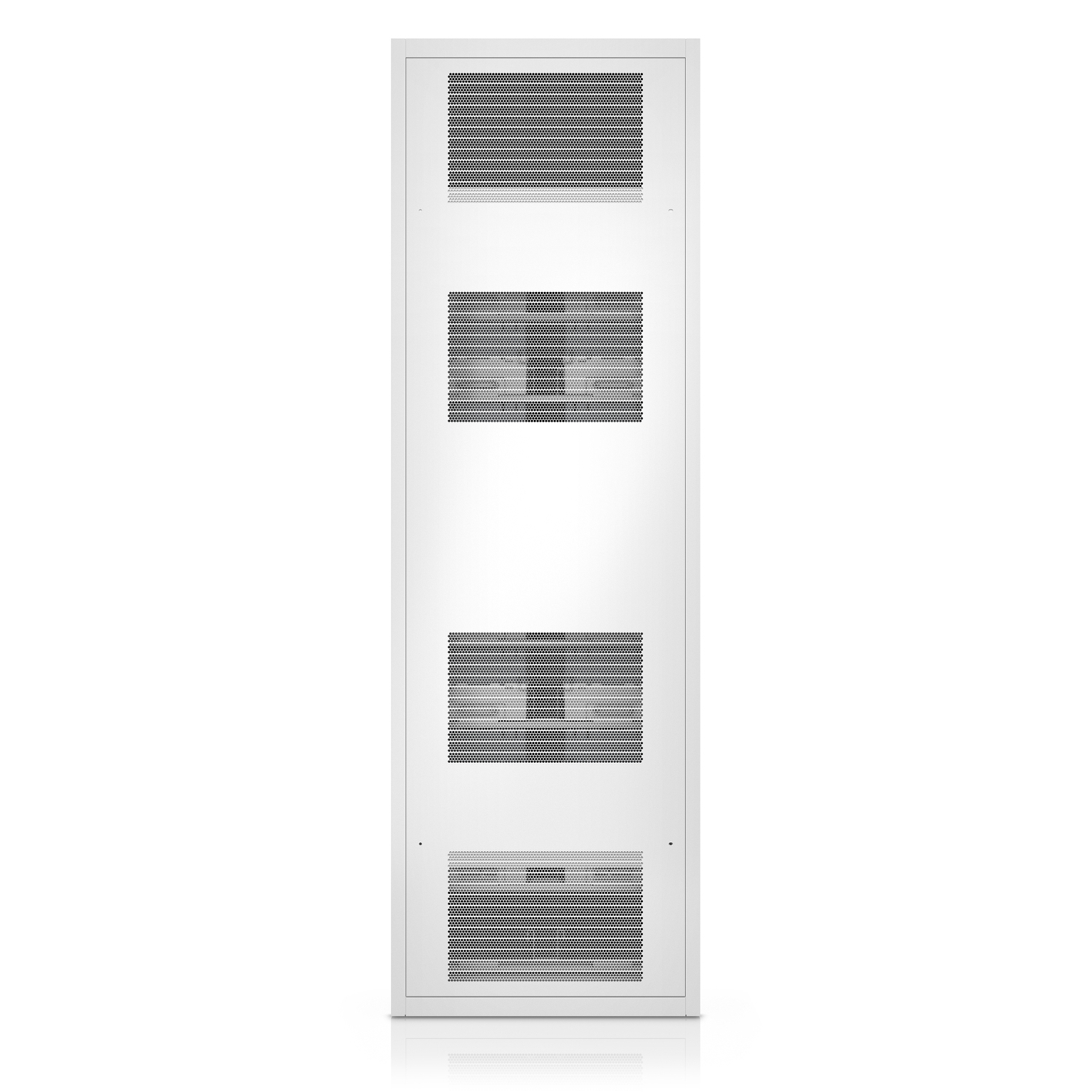 Serverrack, Rack-mounted, Ventilation grills, Metal cabinet, Tall cabinet