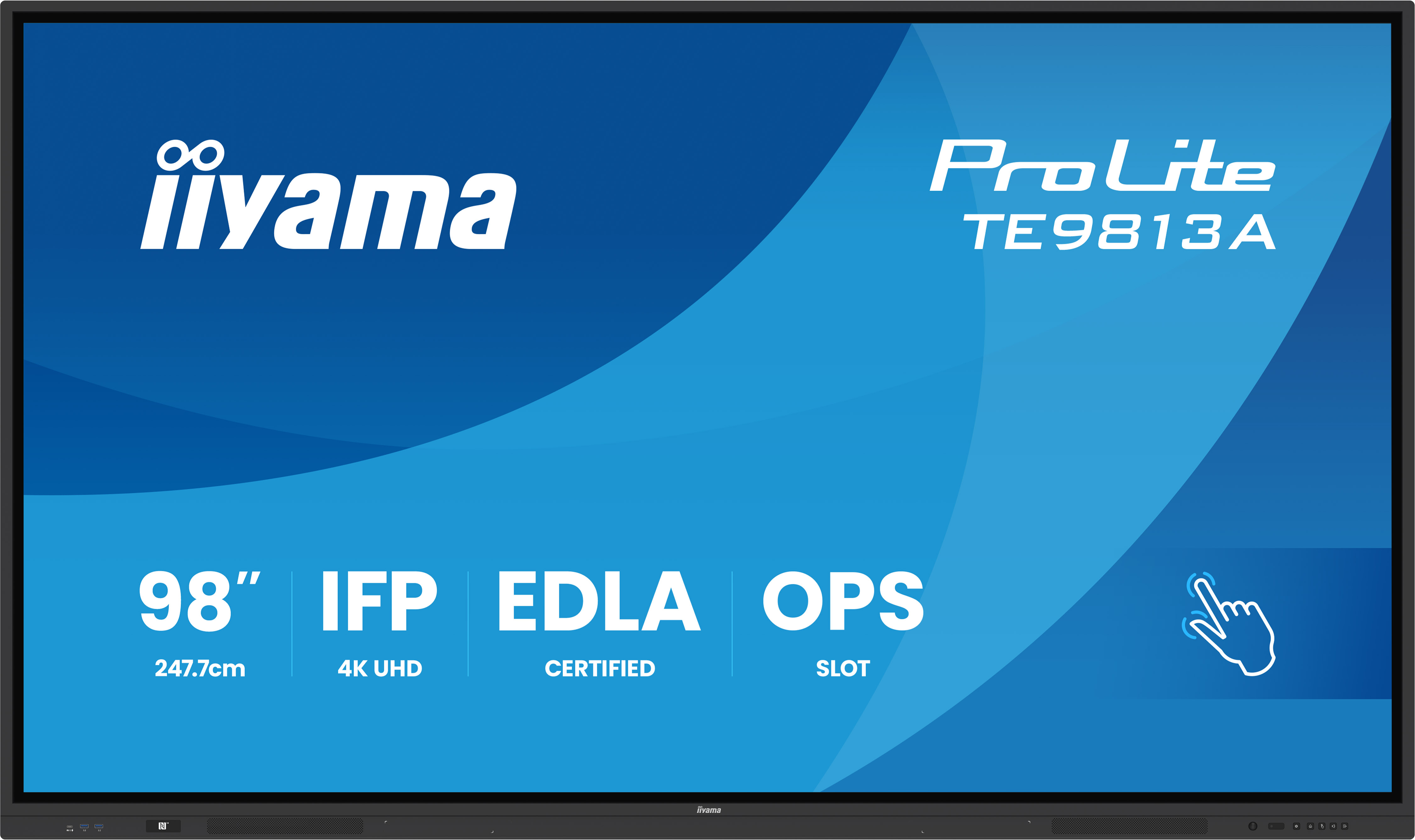 IIYAMA LFD ProLite TE9813A-B1AG Computerausrüstung, Überwachen, Bildschirm, FERNSEHER