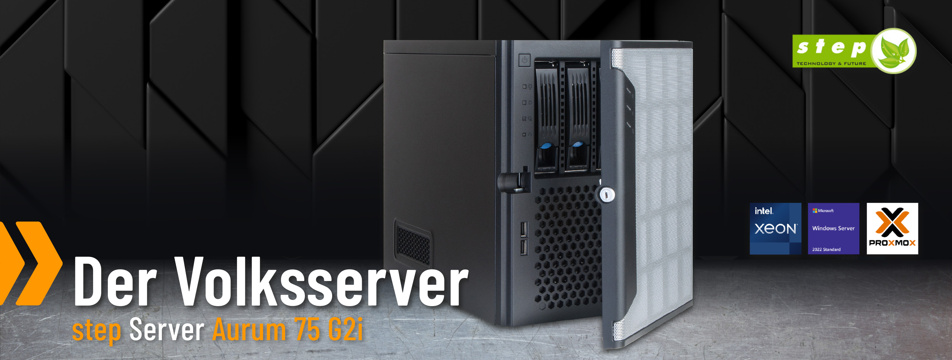 step Server Aurum 75 G2i_Header Elektronik, Hardware, Computer, Server, Computerausrüstung
