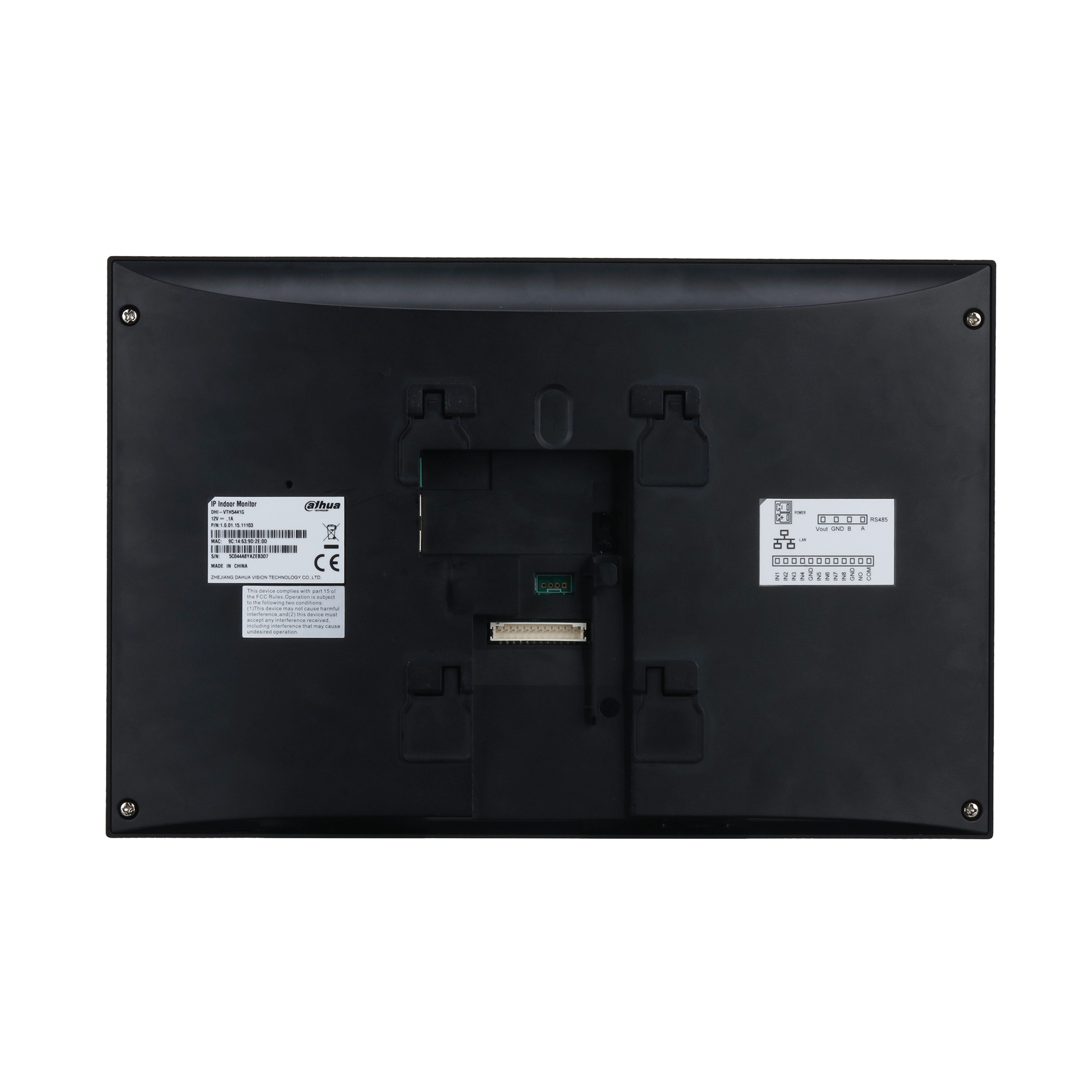 Dahua CCTV Intercoms Video Door Phone, DHI-VTH5441G, Non Issue card Touch 0-ch IP Indoor Monitor