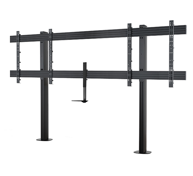 B-TECH SYSTEM X - XXL Twin Screen VC Bolt-Down Stand (VESA 1000 x 800) BT8538/BB B-TECH SYSTEM X - XXL Twin Screen VC Bolt-Down Stand (VESA 1000 x 800) BT8538/BB