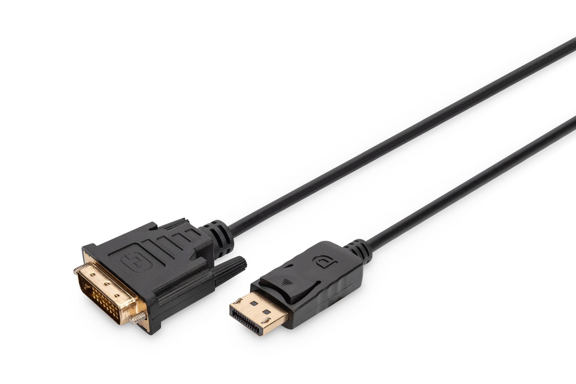 DIGITUS AK-340306-020-S DisplayPort Adapterkabel, DP - DVI (24+1) St/St, 2.0m Kabel