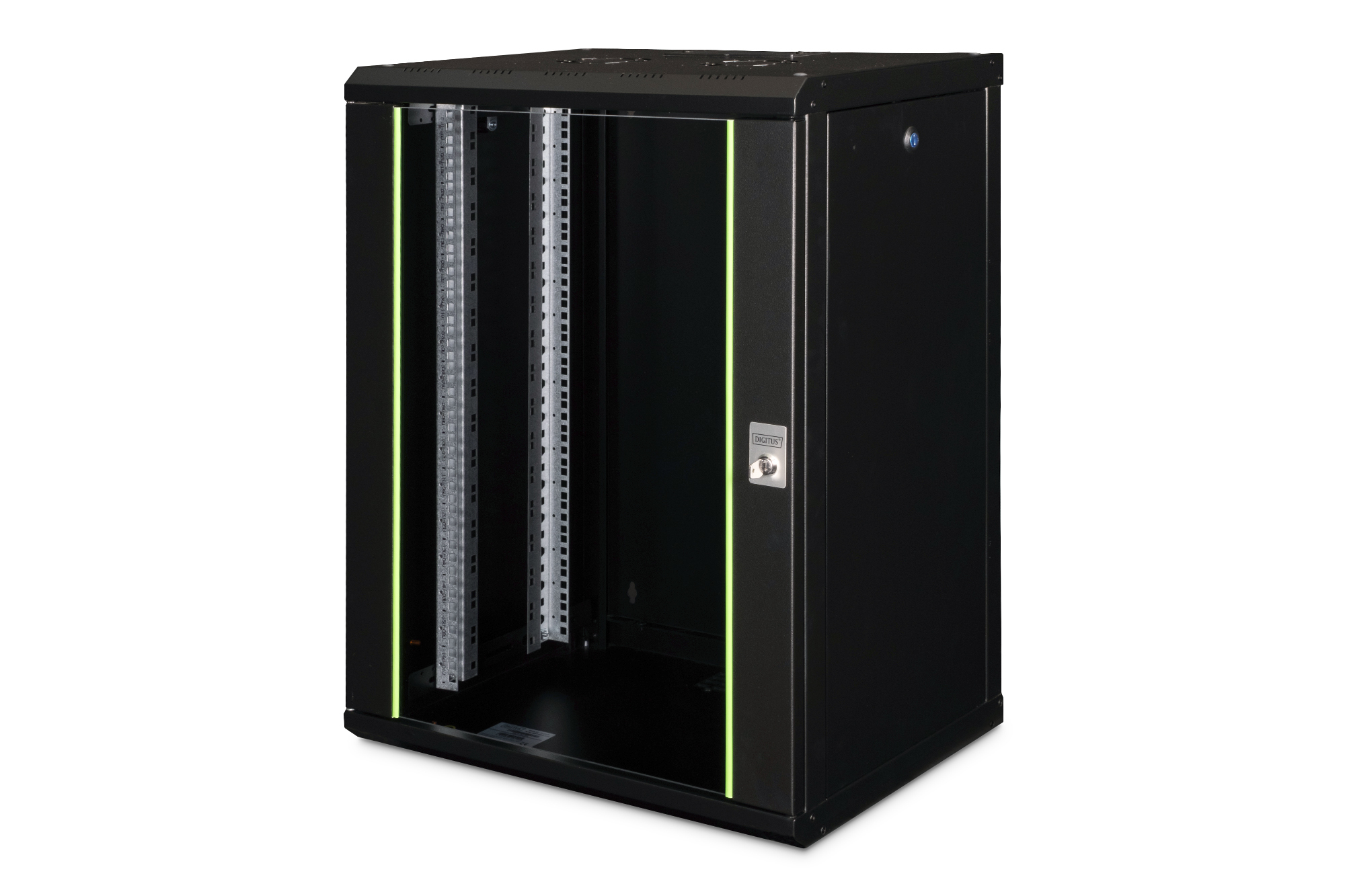 DIGITUS DN-19 16-U-SW Wandgehäuse Unique Serie - 600x450 mm (BxT) Kabinett, Mobiliar, Hardware, Computer, Computerausrüstung
