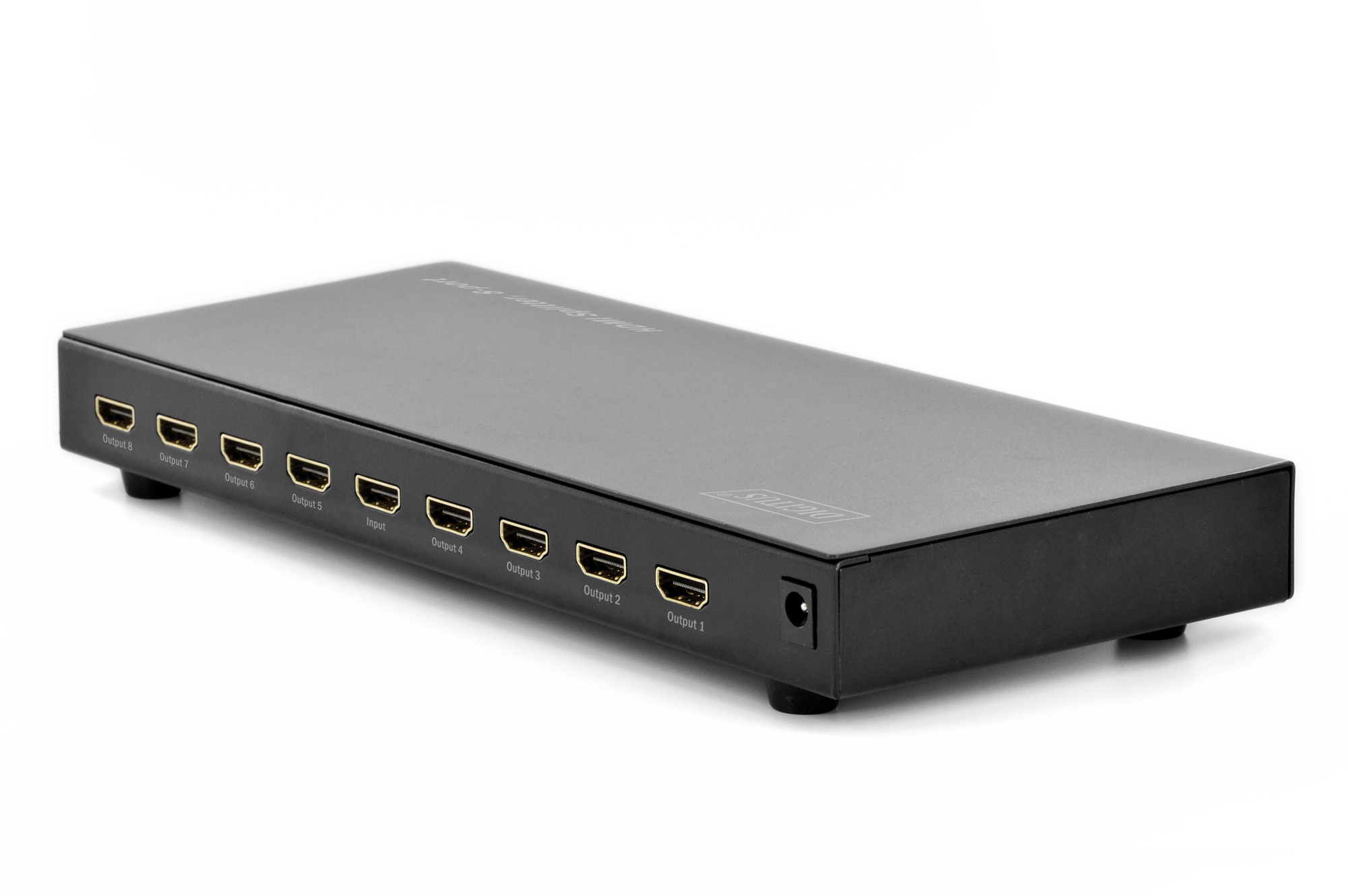 HDMI Switch, 8-Port, Metallgehäuse, Schwarz, Eingänge/Ausgänge