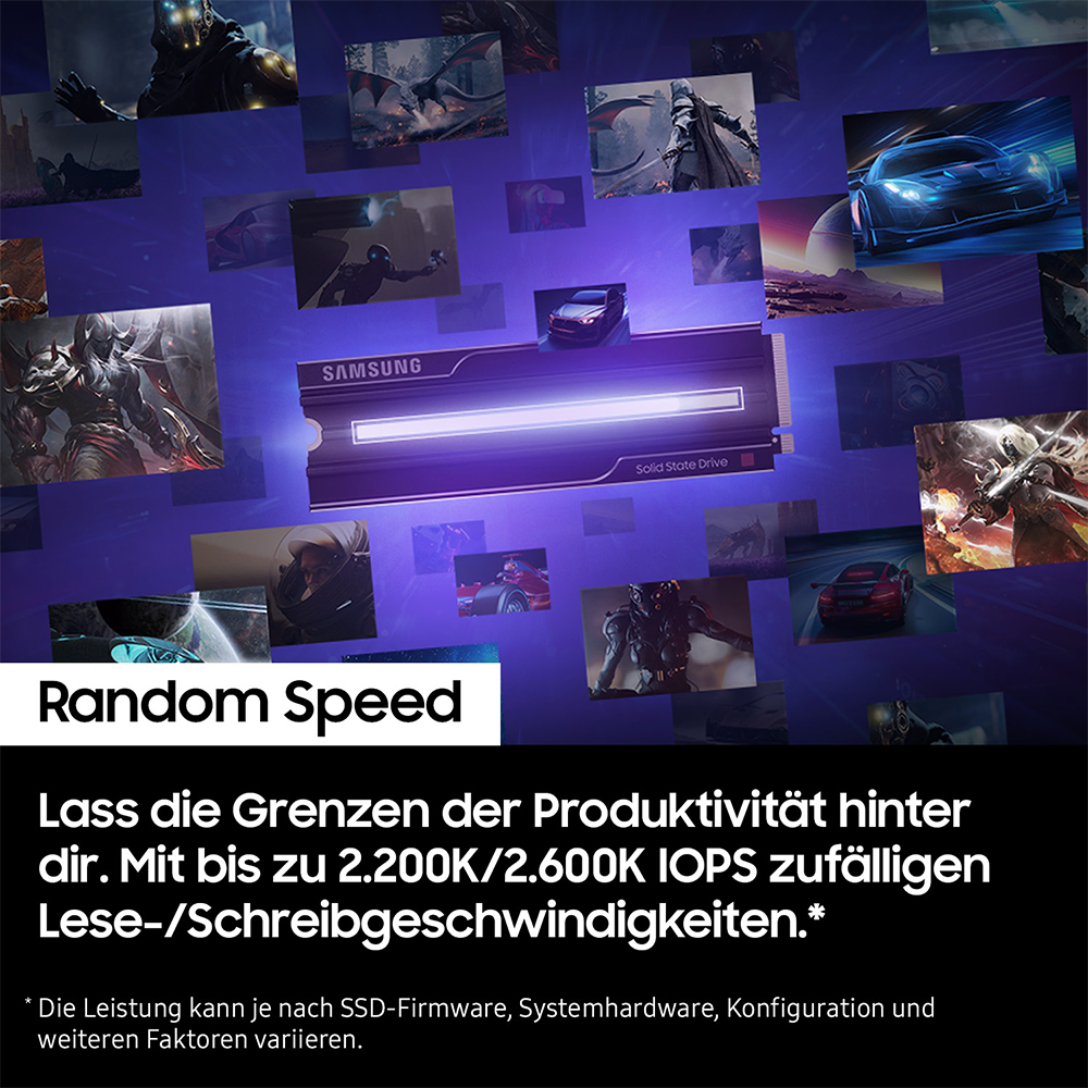 SSD, Solid State Drive, Speicher, Gaming, Random Speed