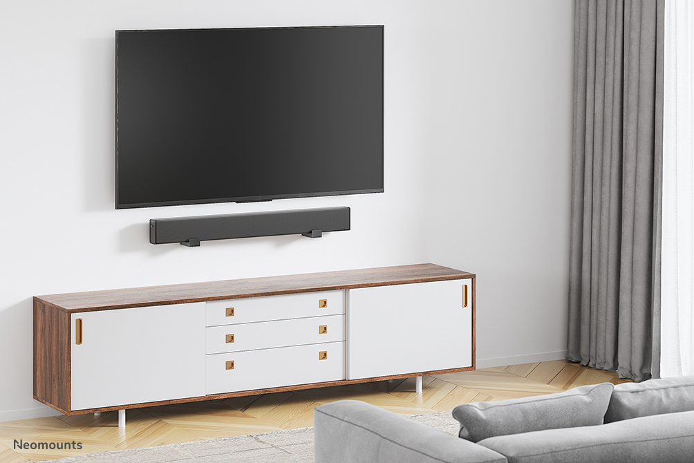 Neomounts Videobar-/Soundbar-/Lautsprecher-Halterung - 15 kg - Schwarz - China - 78,5 mm - 51 mm - 166 mm