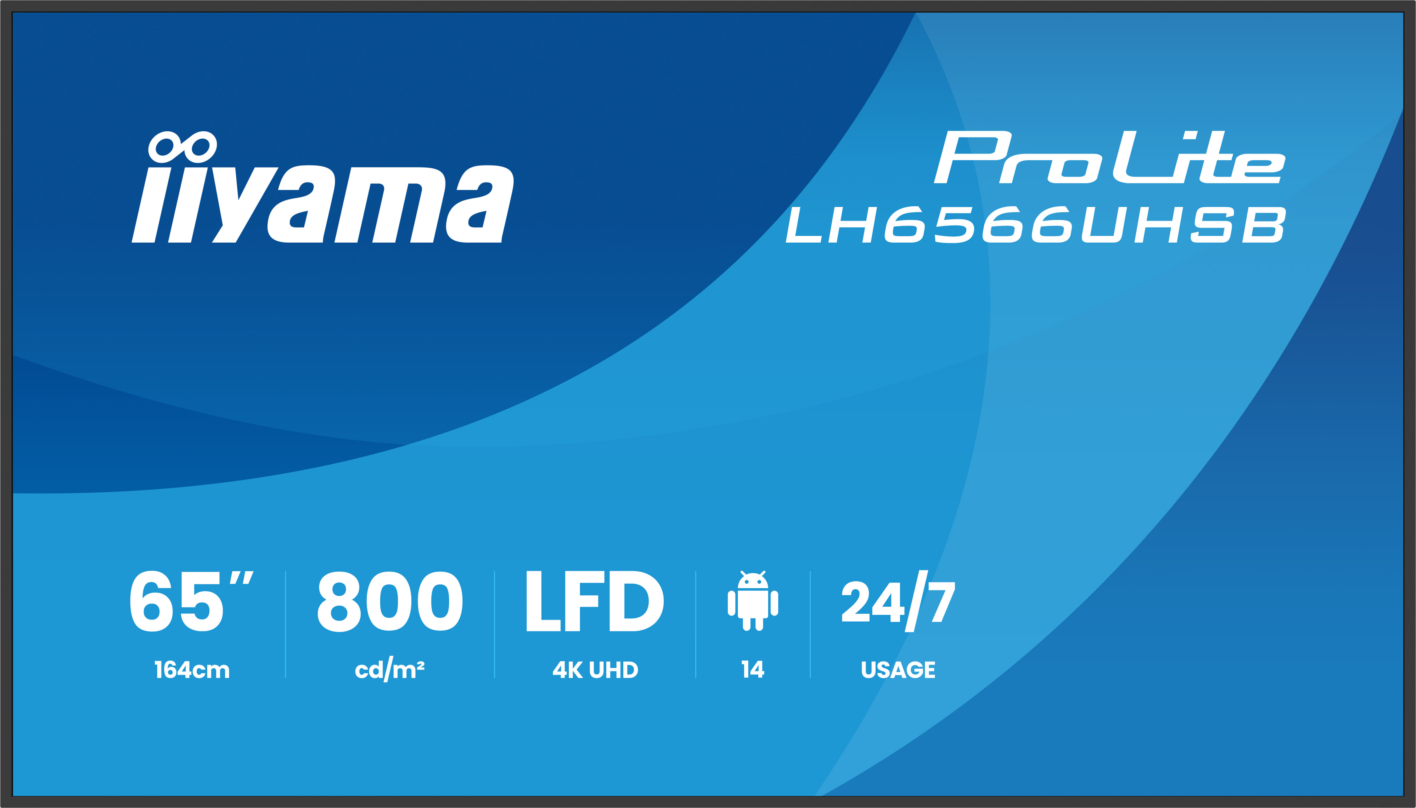 65 Zoll, LED, 4K UHD, Android, Smart TV