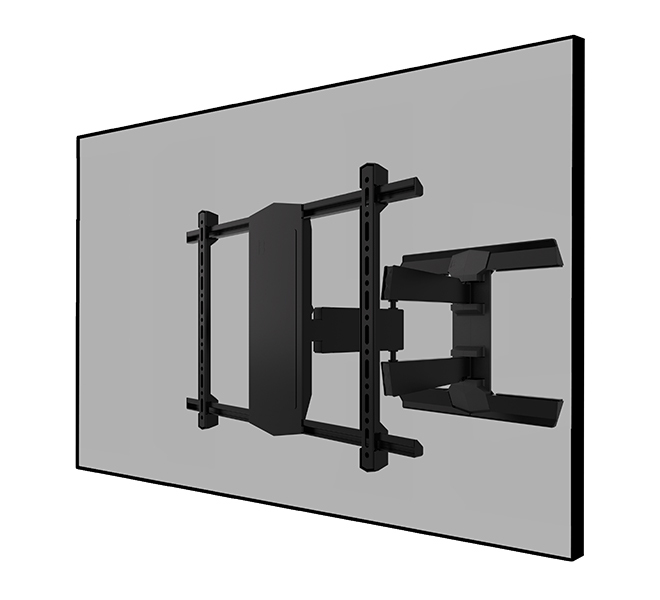 TV-Wandhalterung, Monitorhalterung, Schwarz, VESA-Halterung, TV-Bügel