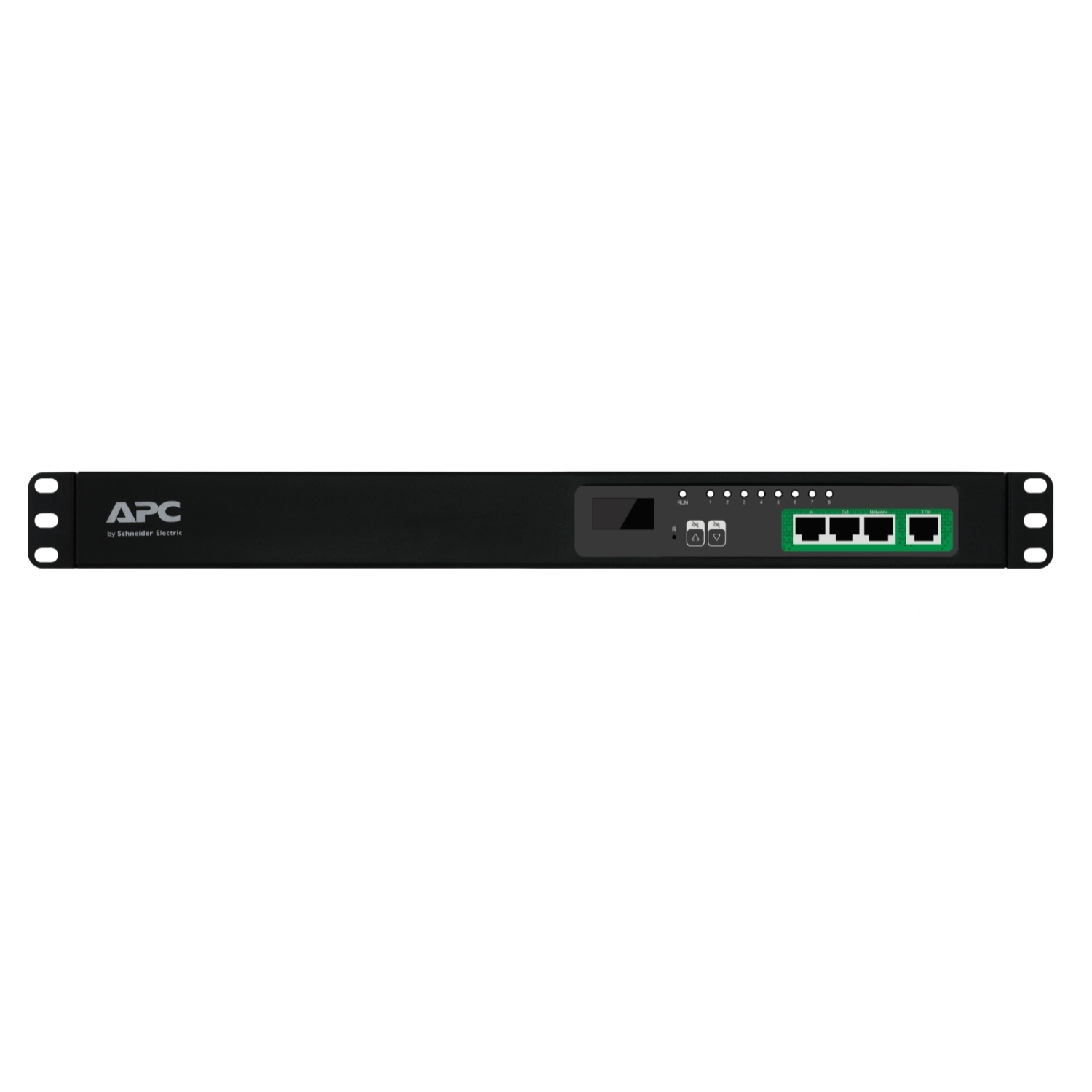 APC rackmount, Netzwerk-Switch, 1U, 8-Port, Schwarz