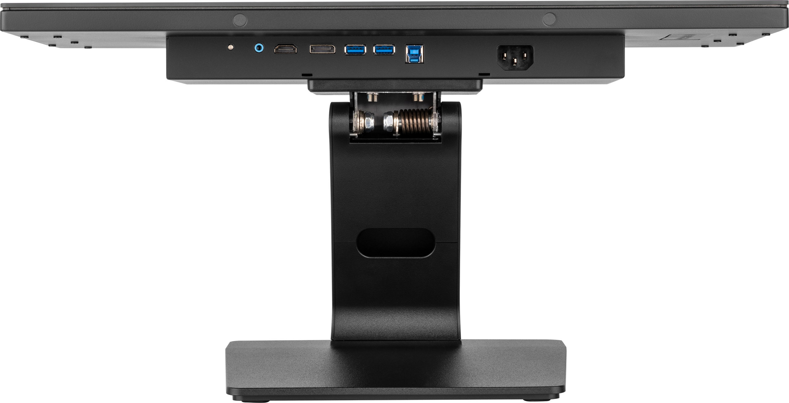 Monitorständer, verstellbarer Arm, VESA Halterung, HDMI Anschlüsse, USB Anschlüsse
