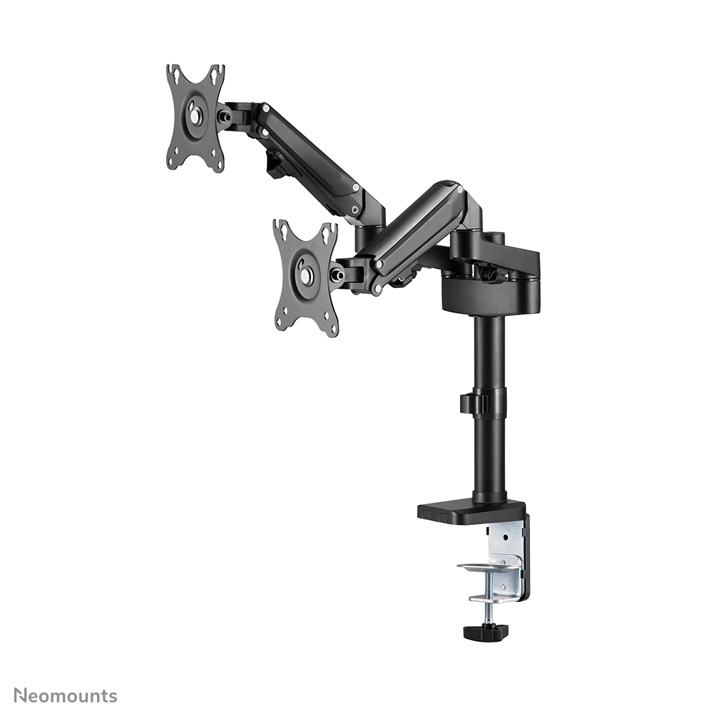 Neomounts Monitor-Tischhalterung - Klemme /Bolzen - 7 kg - 43,2 cm (17 Zoll) - 68,6 cm (27 Zoll) - 100 x 100 mm - Schwarz