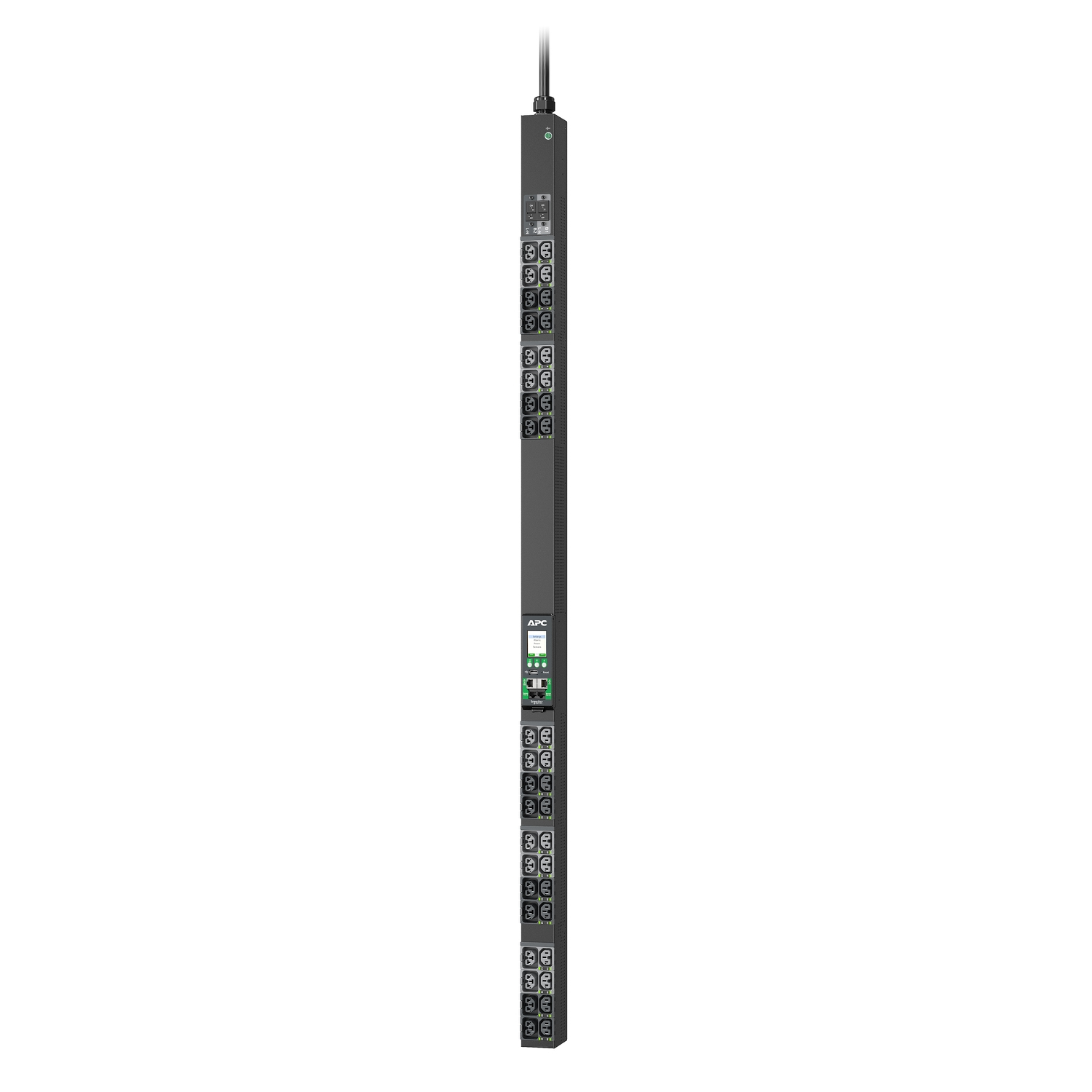 APC APDU10150SM - NetShelter Rack PDU Advanced, Switched Metered Outlet, 7.4kW, 1PH, 230V, 32A, 332P6, 40 Outlet APC APDU10150SM - NetShelter Rack PDU Advanced, Switched Metered Outlet, 7.4kW, 1PH, 230V, 32A, 332P6, 40 Outlet
