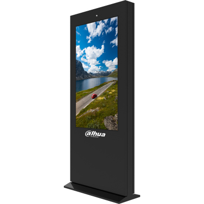 digital signage, display screen, standing kiosk, LCD screen, advertisement
