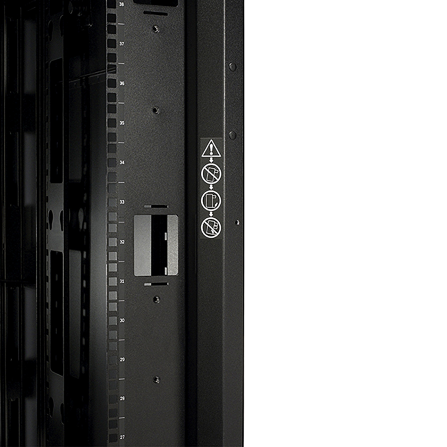 Rack, Montage, industriell, schwarz, Panel