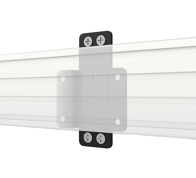 B-TECH SystemX Wandmontagekit BT8390-WFK2/B  schwarz