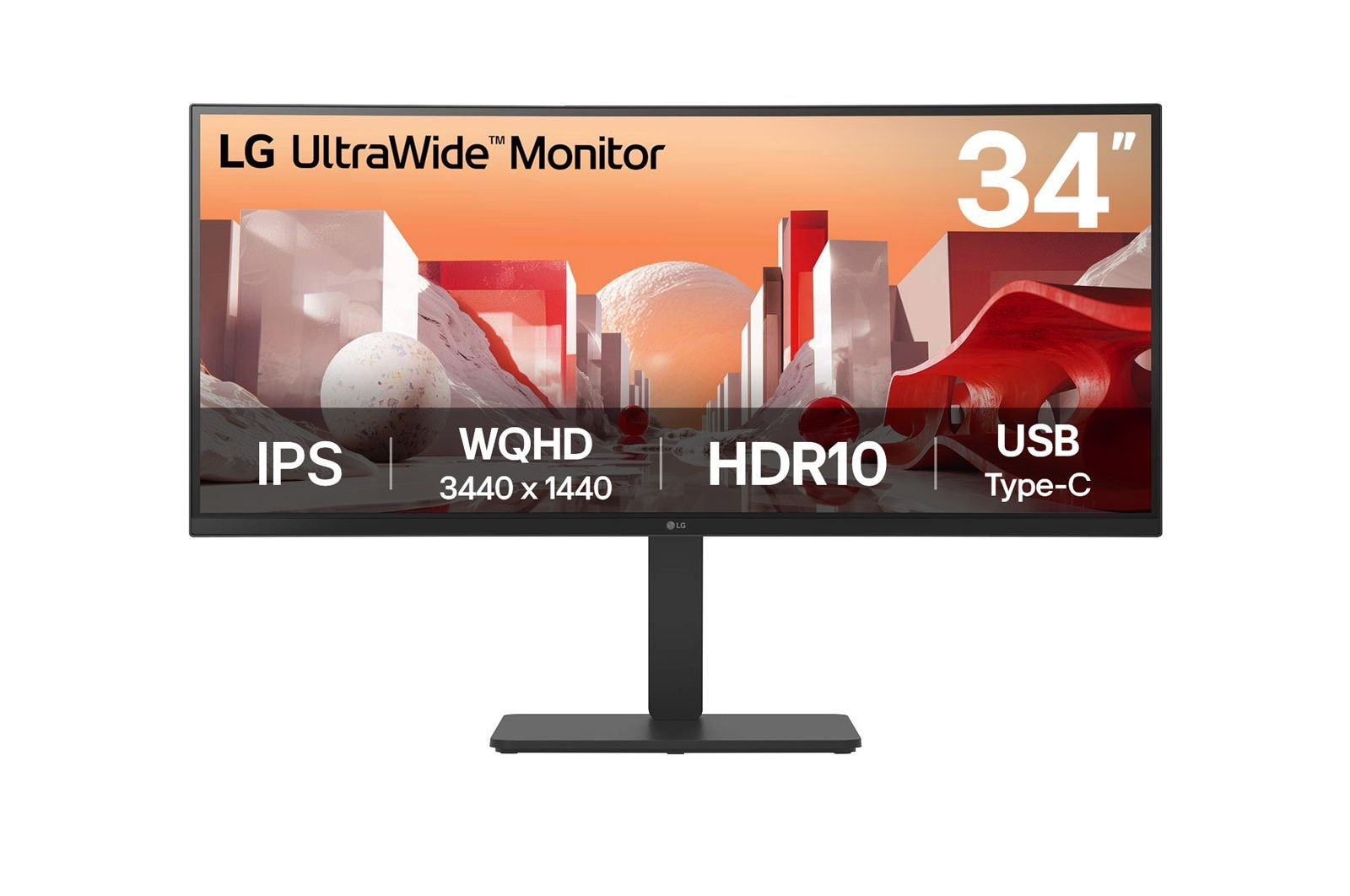 LG Monitor 34" 34BA75QE-B Curved UWQHD IPS HDMI DP USBC 3440x1440 LG Monitor 34" 34BA75QE-B Curved UWQHD IPS HDMI DP USBC 3440x1440