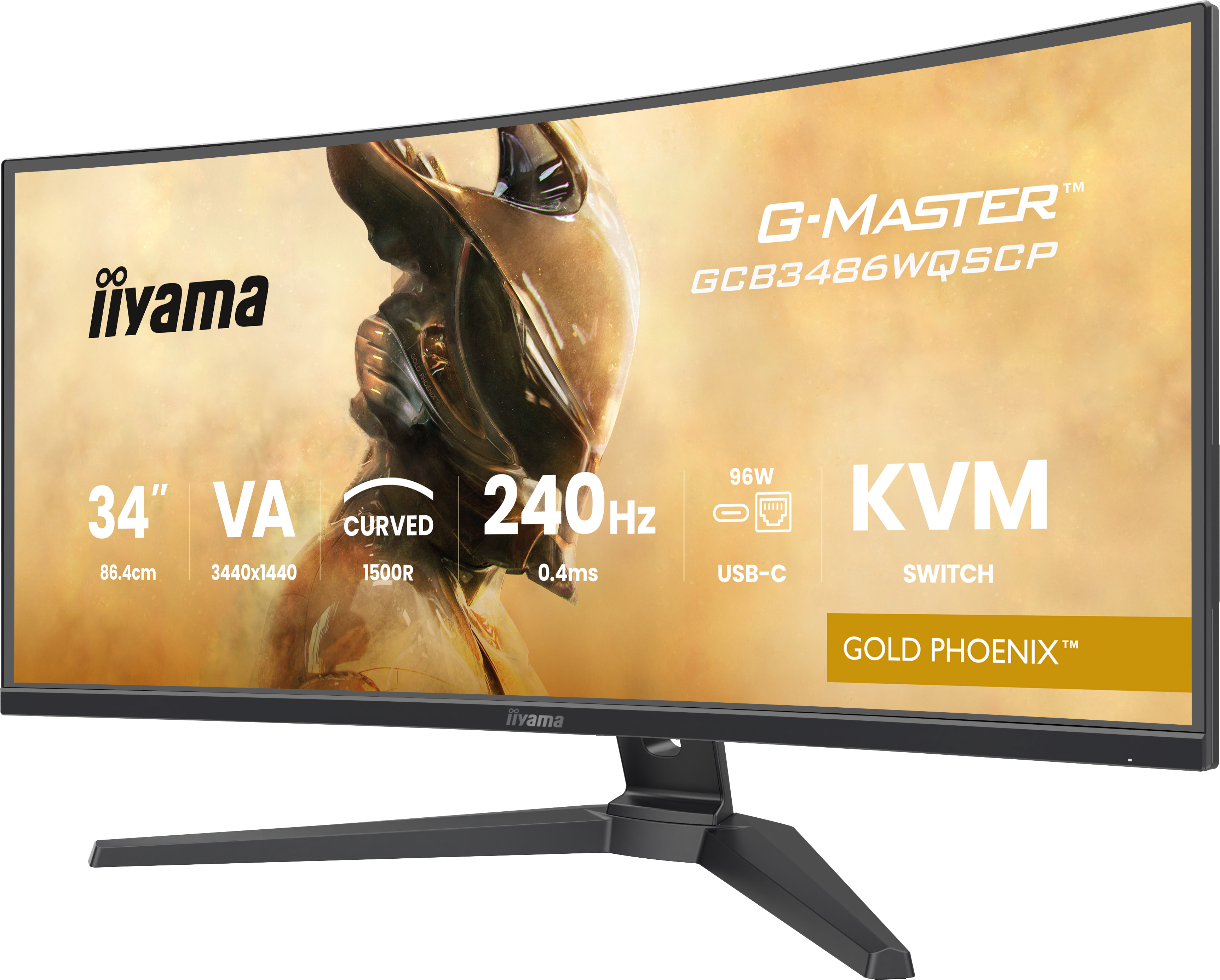 IIYAMA Monitor GCB3486WQSCP-B1 Computerausrüstung, Überwachen, Bildschirm, FERNSEHER