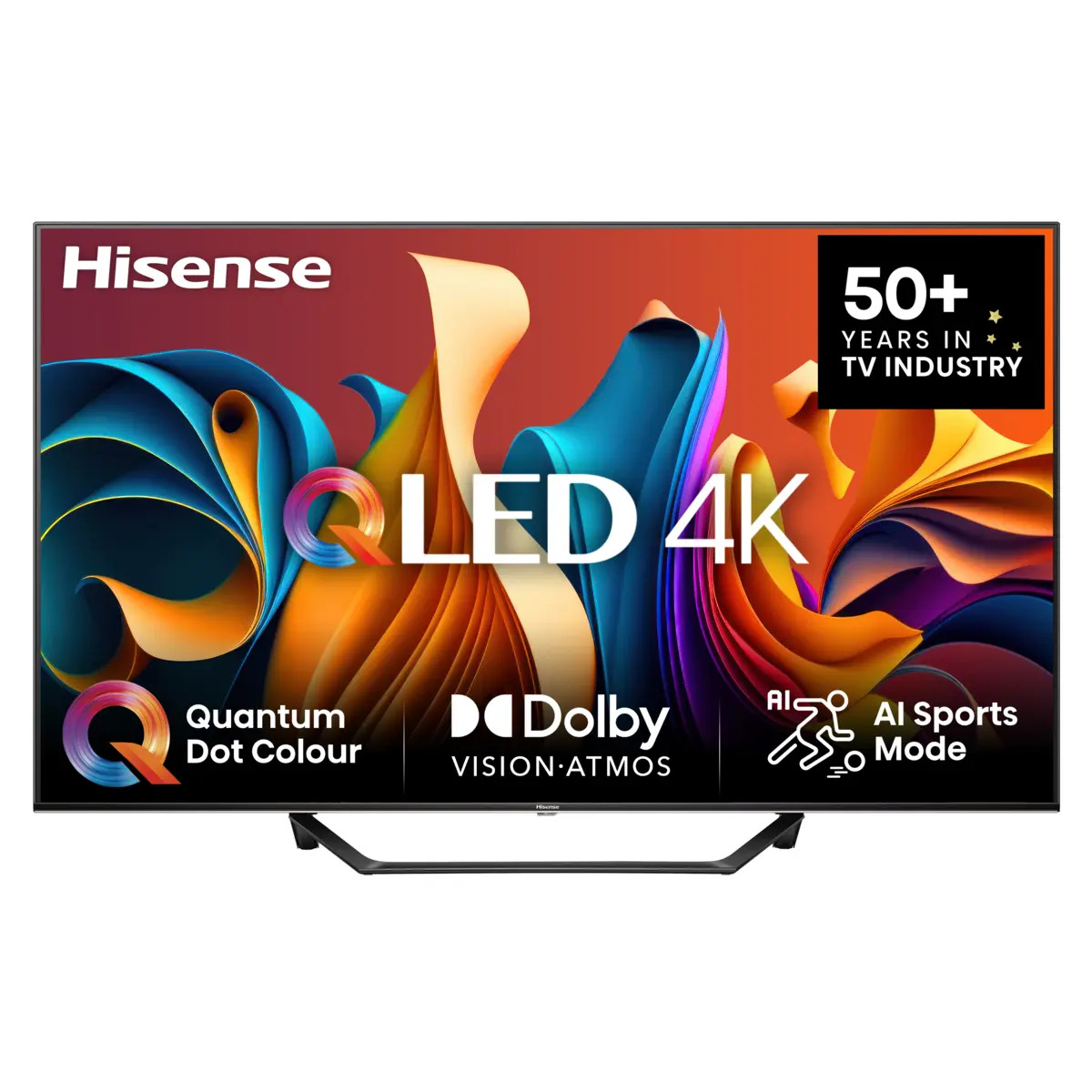 Fernseher, QLED, 4K-Auflösung, Dolby Vision, Standfuß