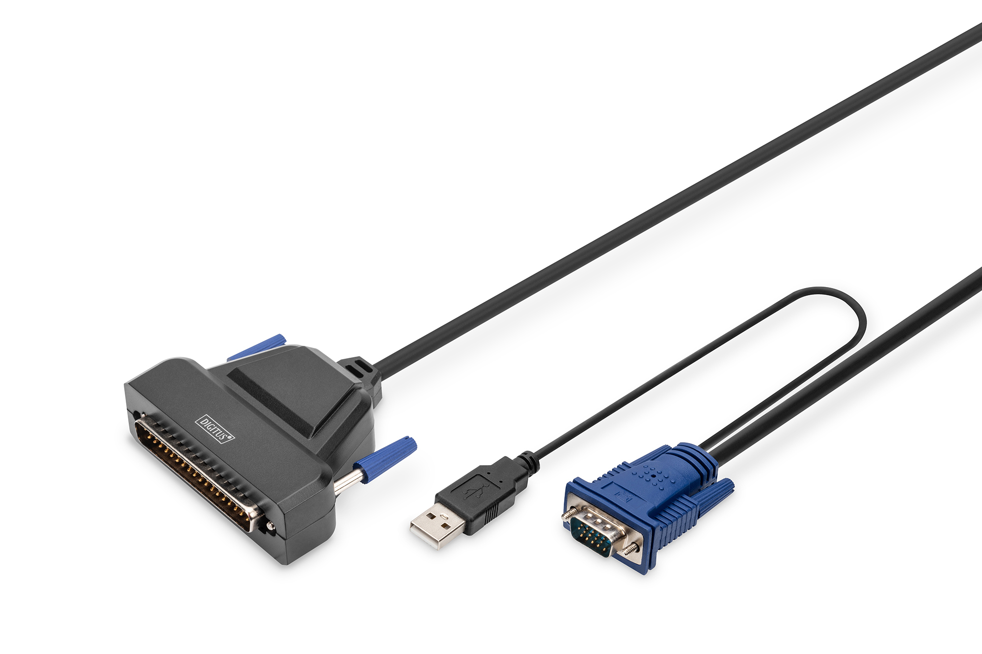 Schnittstelle, Adapter, Kabel, HDMI-zu-DB23, USB-Stecker