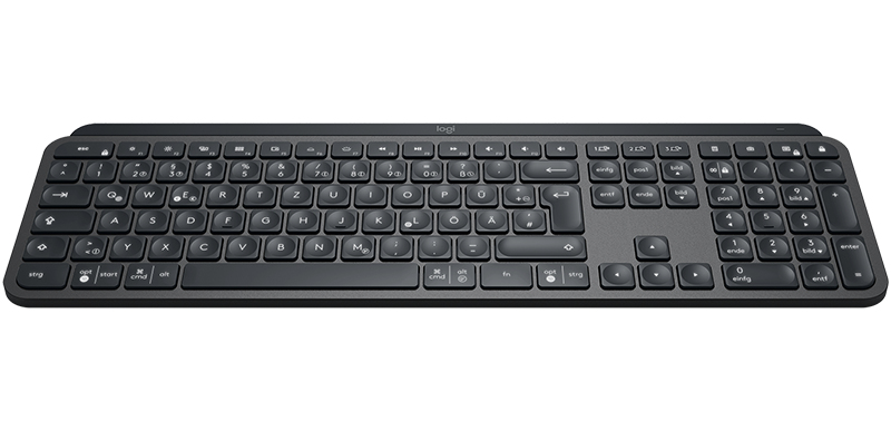 Logitech Tastatur MX Keys, Advanced Wireless Illuminated Keyboard, graphite